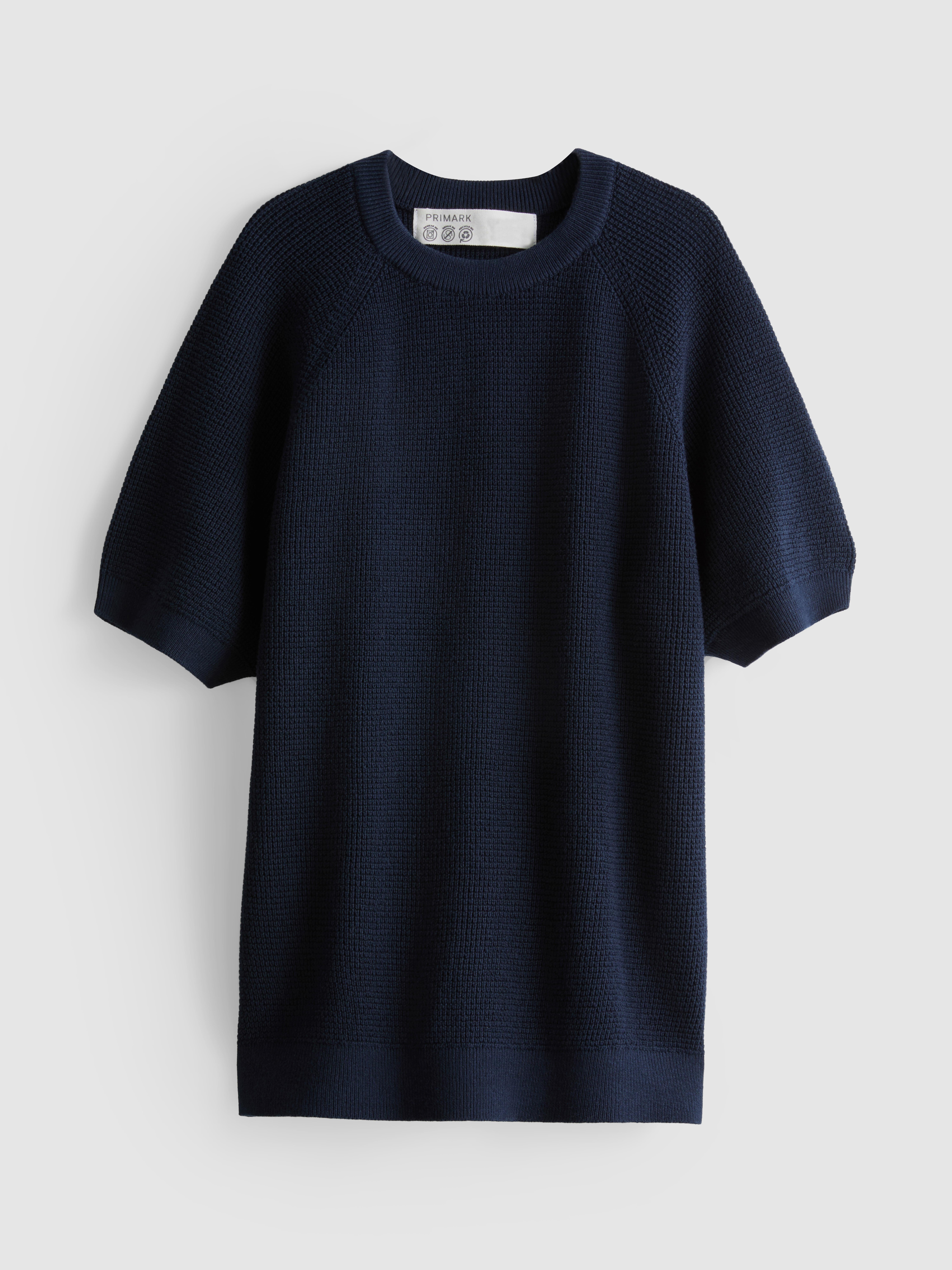 7–15 ans | Pull à manches courtes Bleu marine