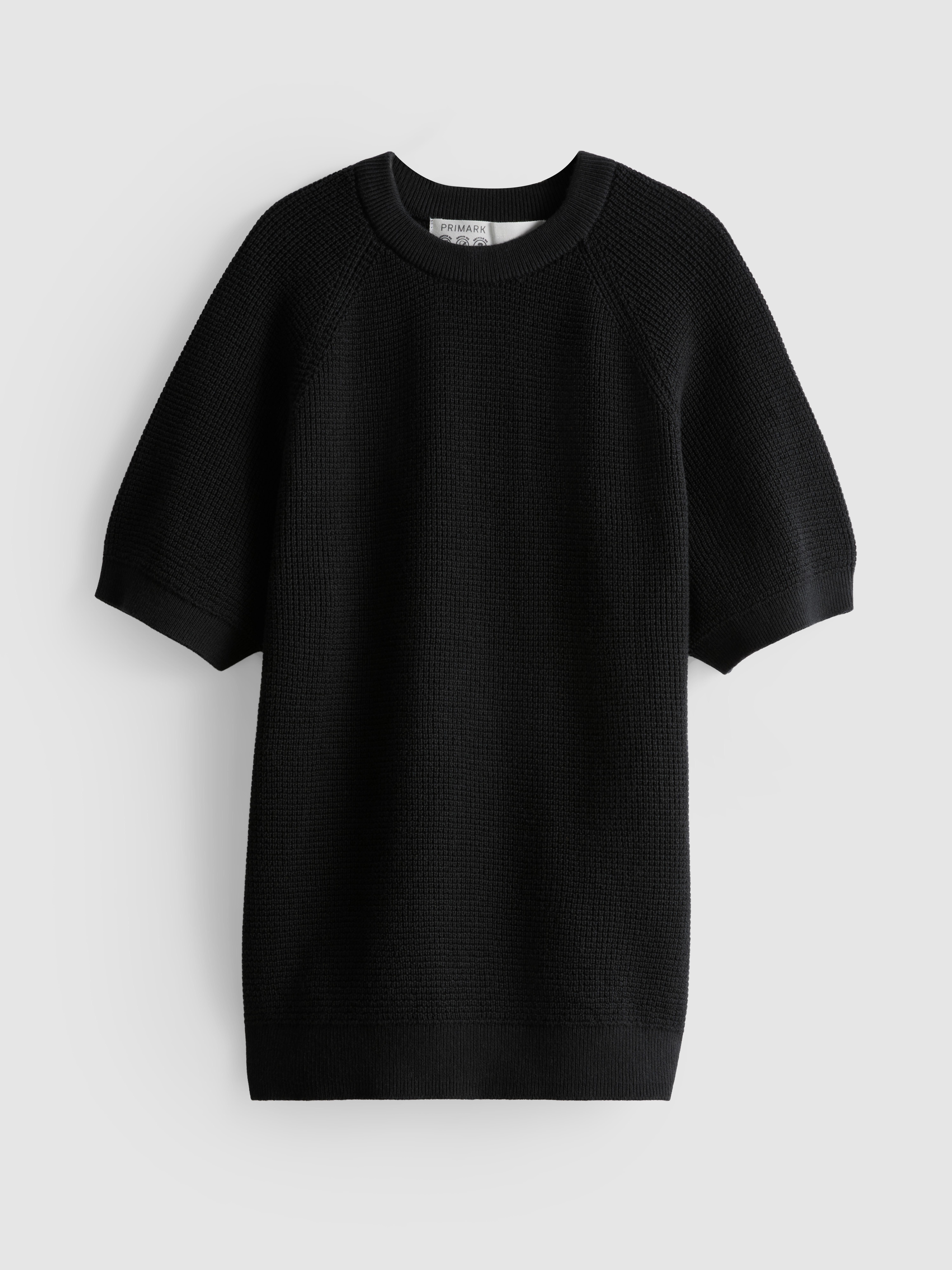 7–15 ans | Pull à manches courtes Noir