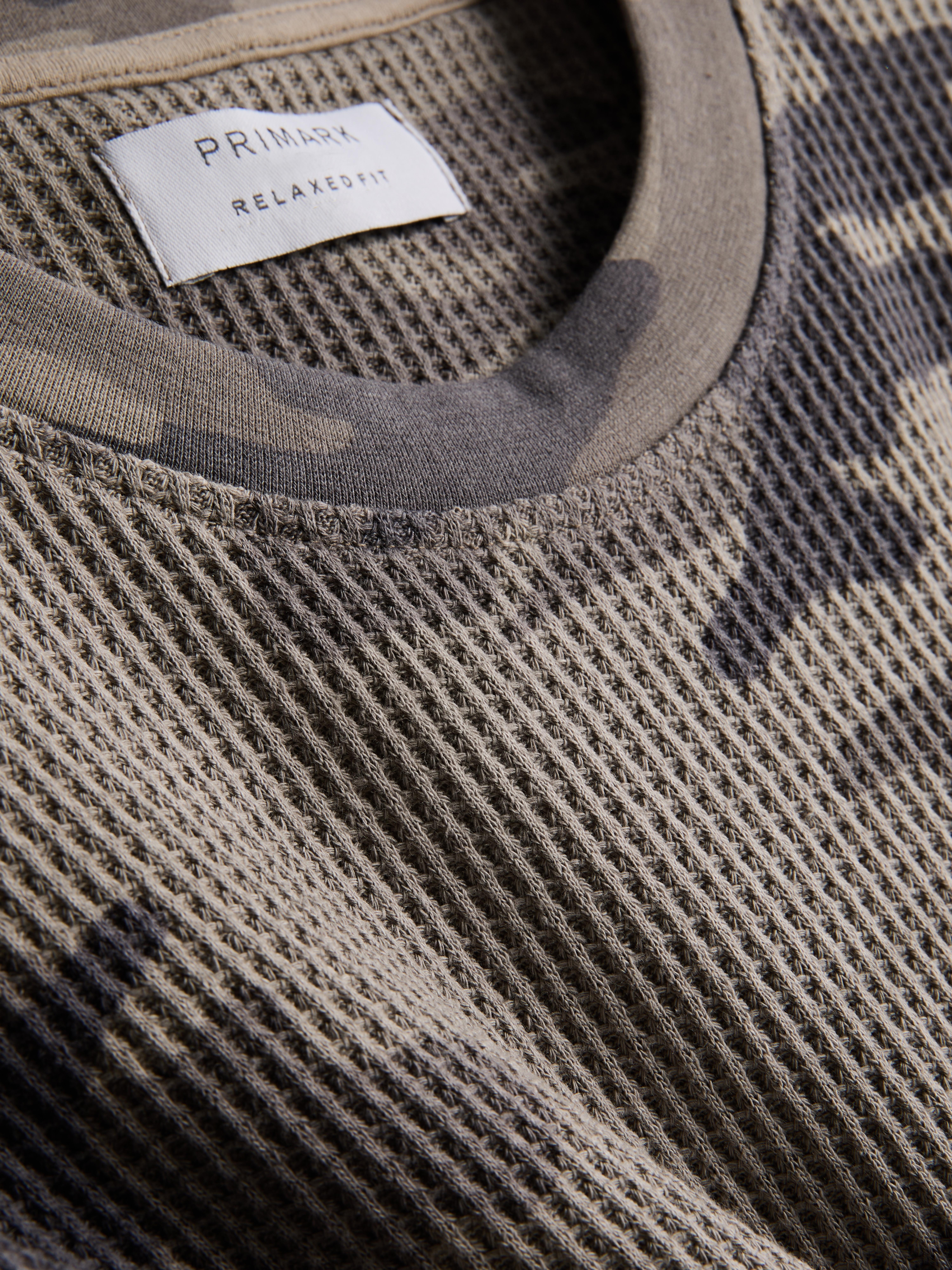 T-shirt moro o waflowej fakturze