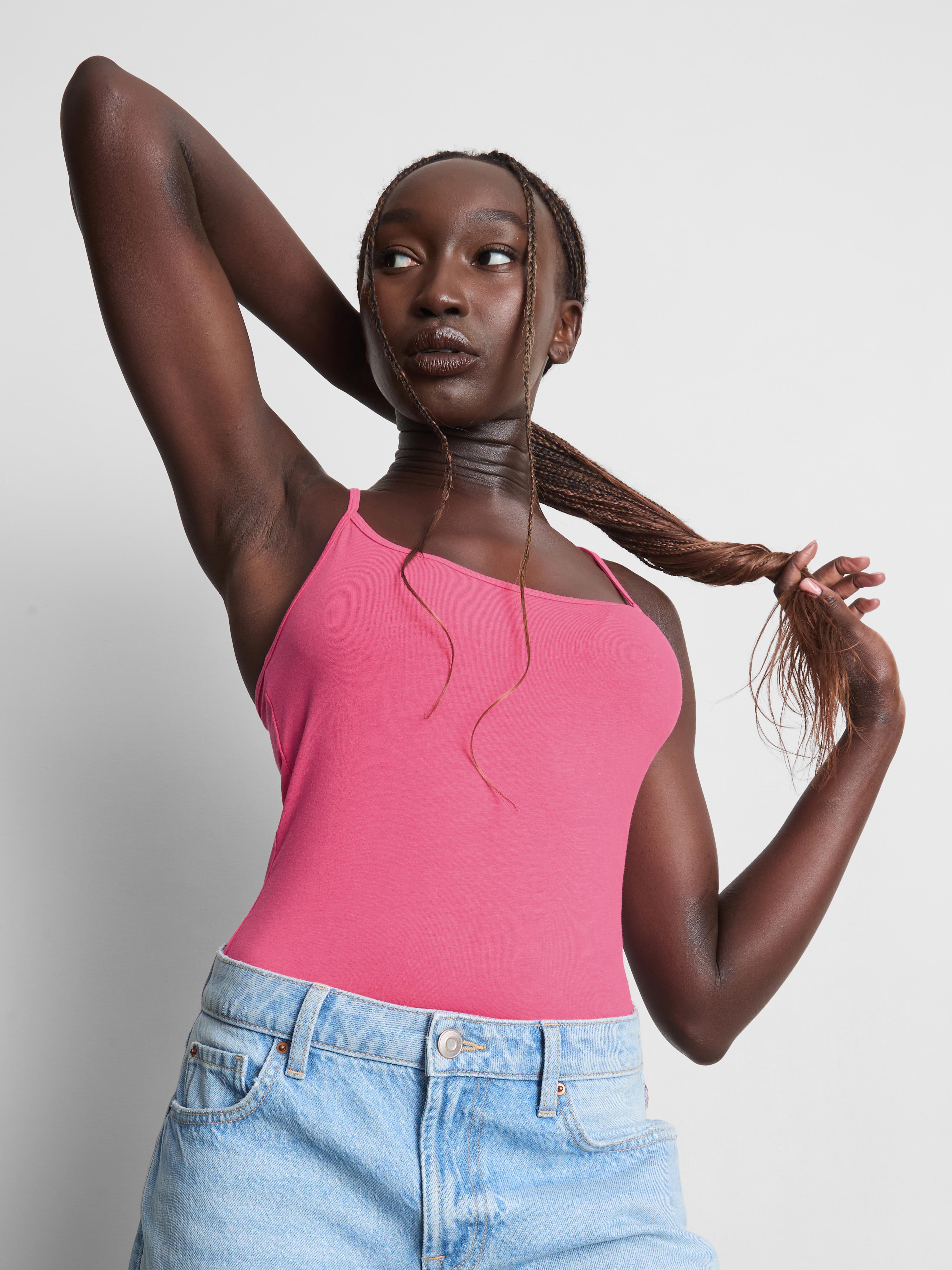 Cotton Rich Stretch Cami Top