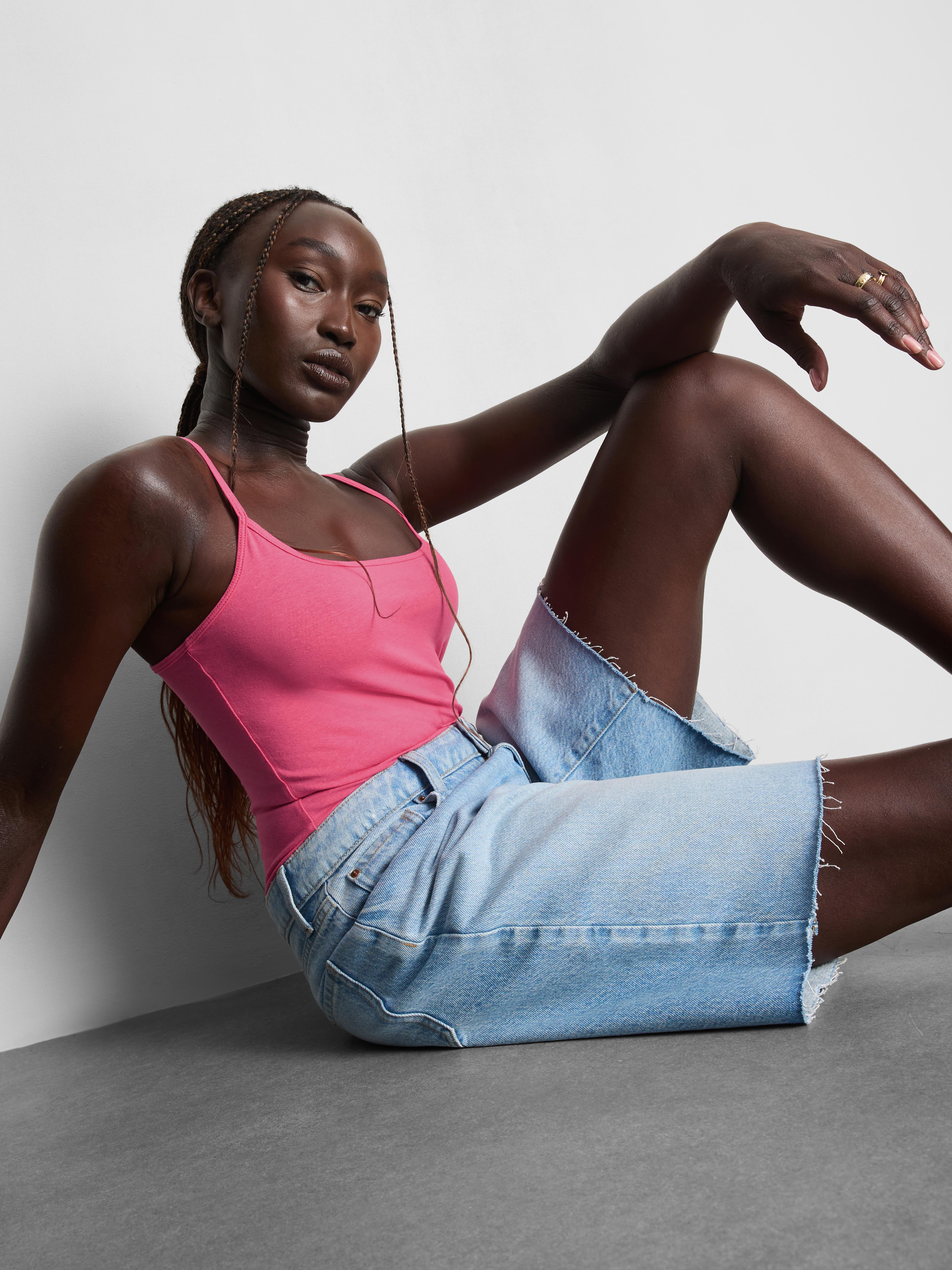 Cotton Rich Stretch Cami Top