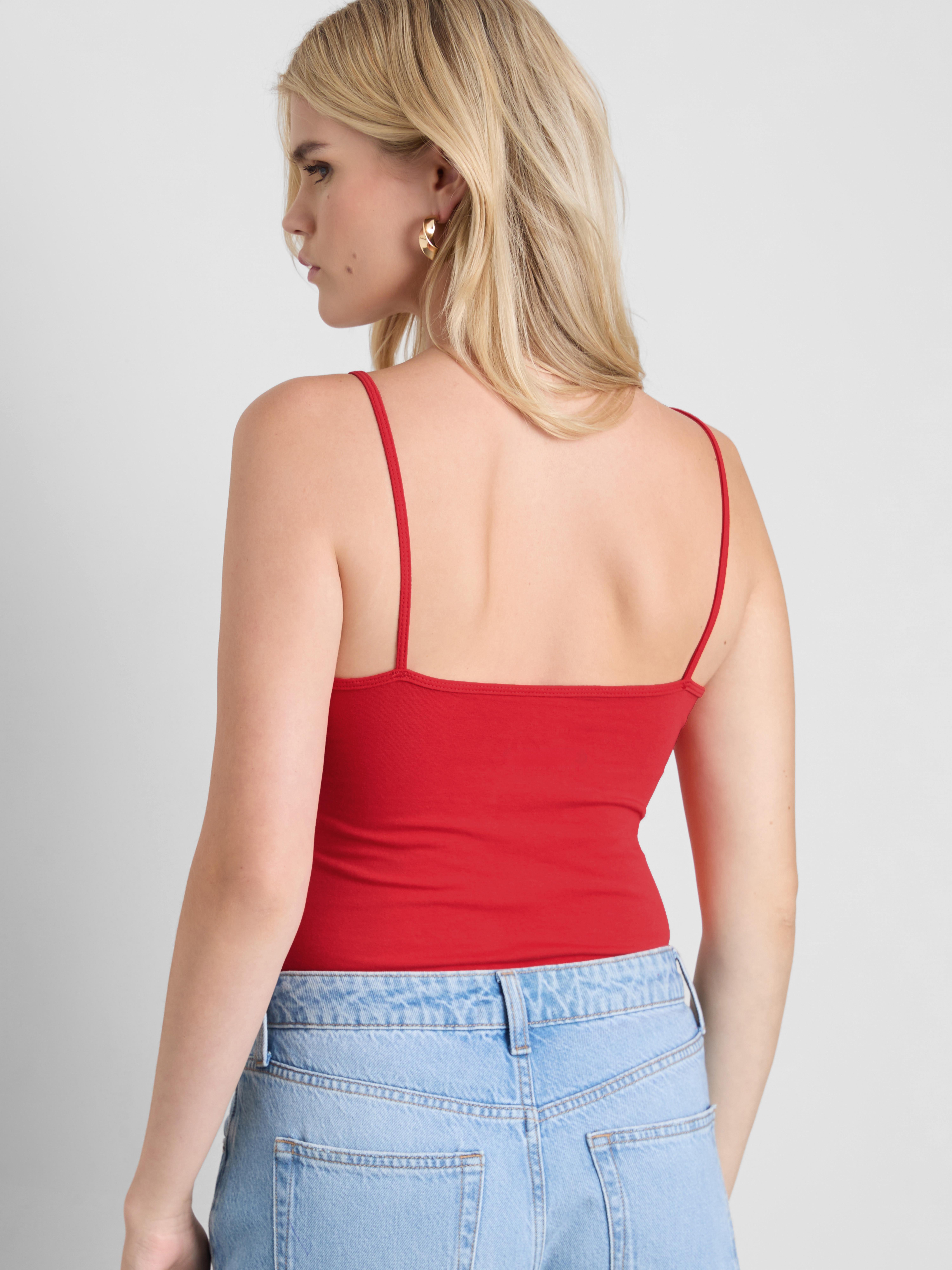 Cotton Rich Stretch Cami Top