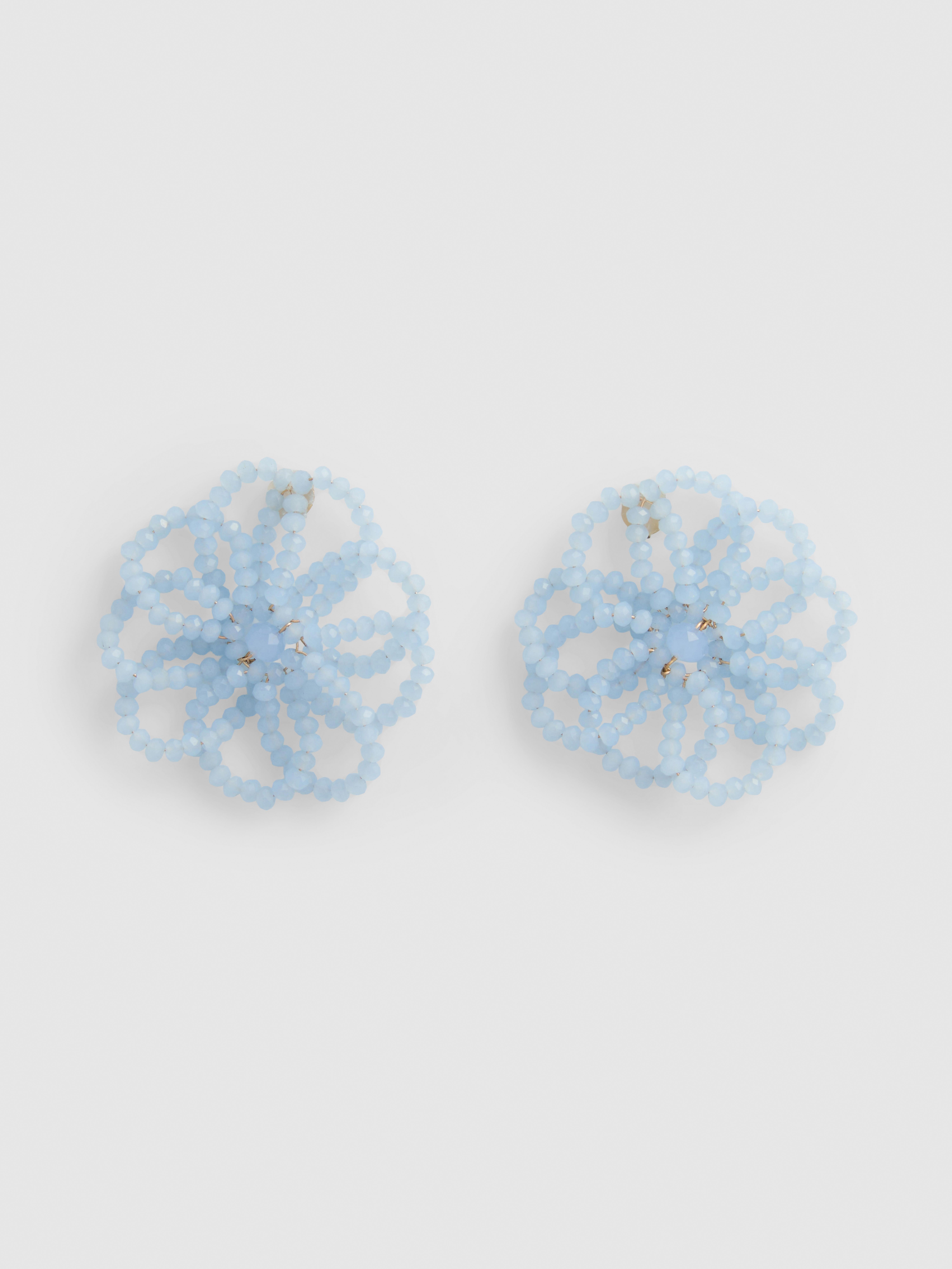 Beaded Flower Earrings