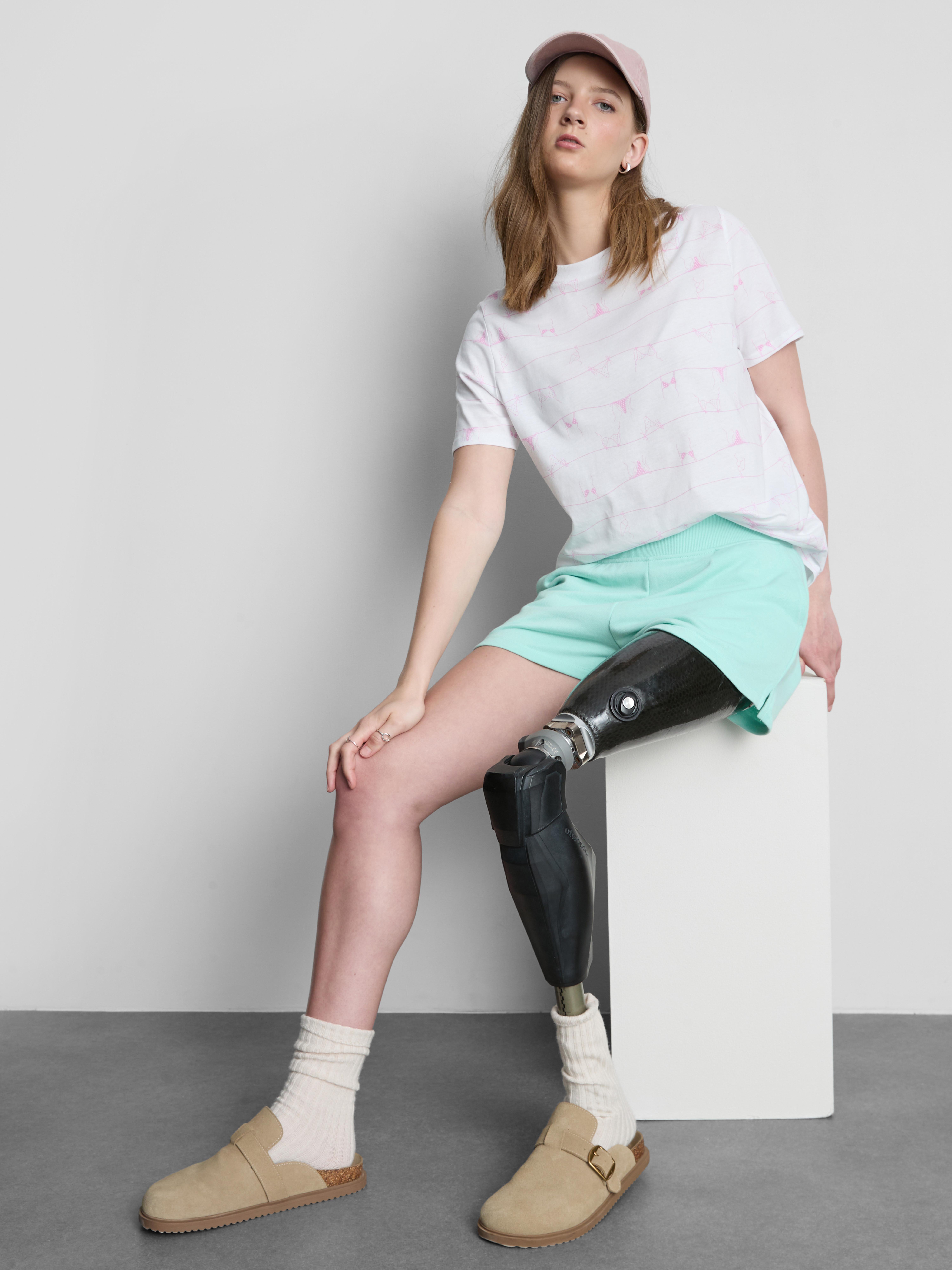 Pure Cotton Patterned T-Shirt Pink
