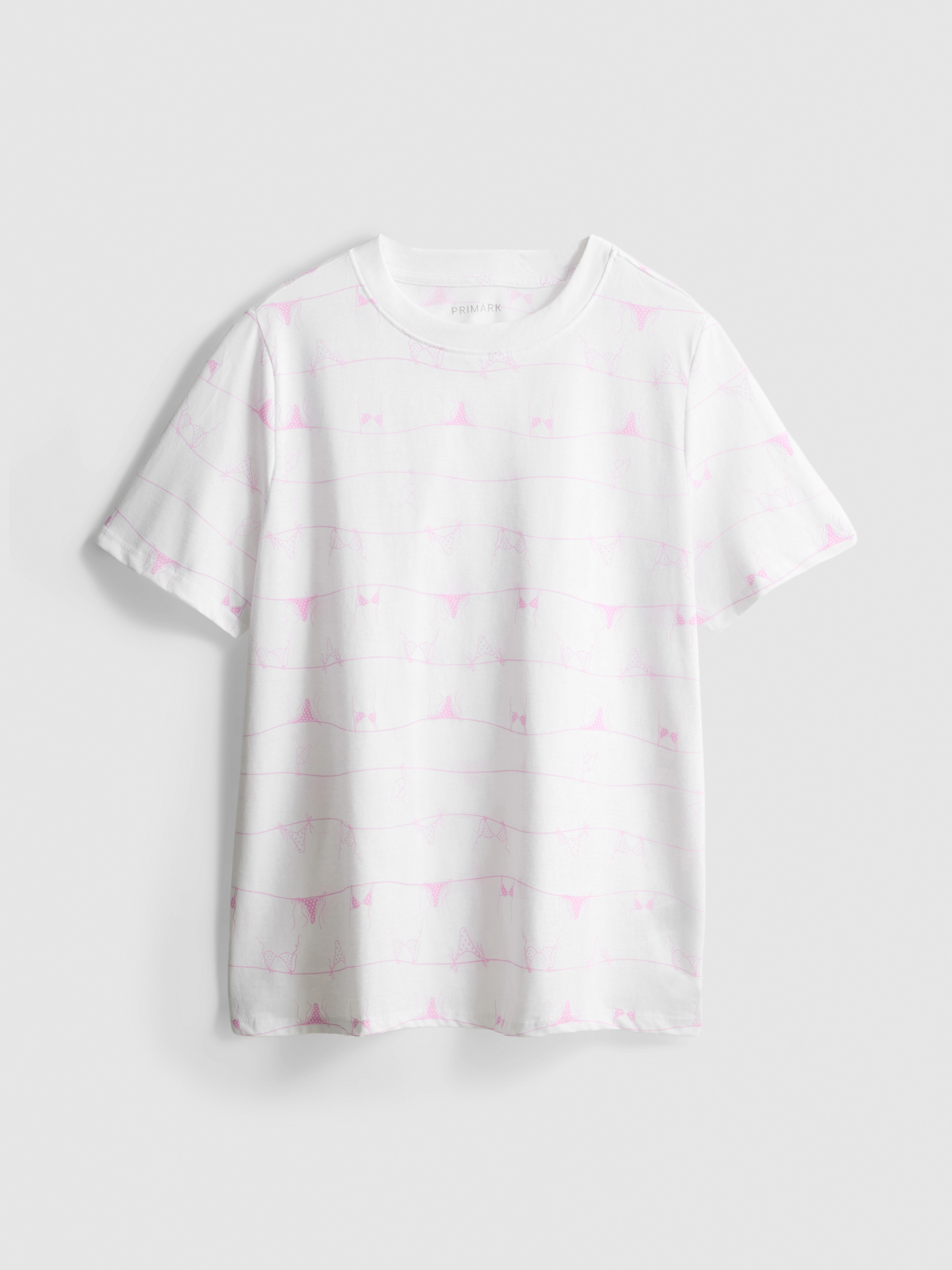 Pure Cotton Patterned T-Shirt