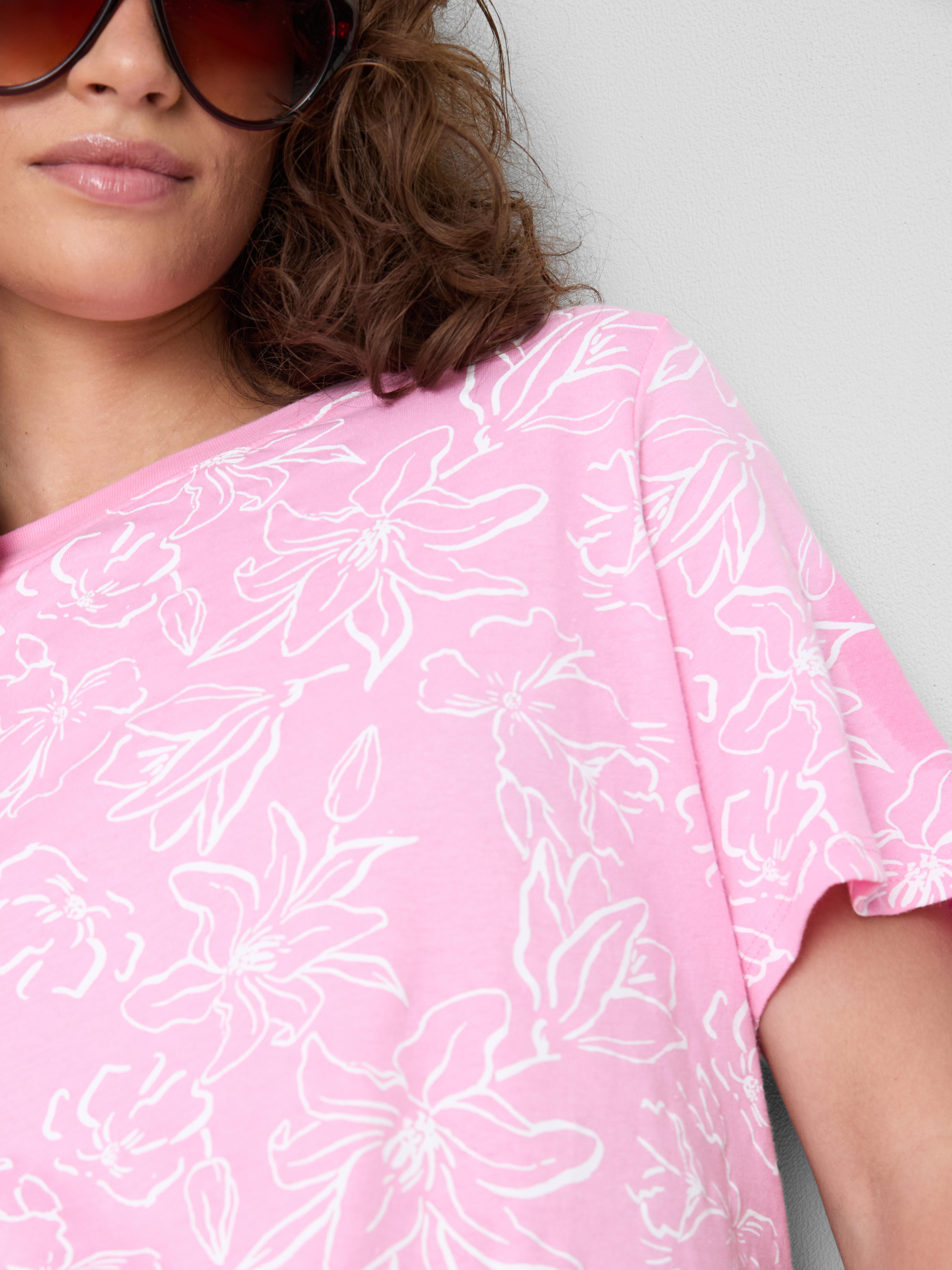 Pure Cotton Patterned T-Shirt