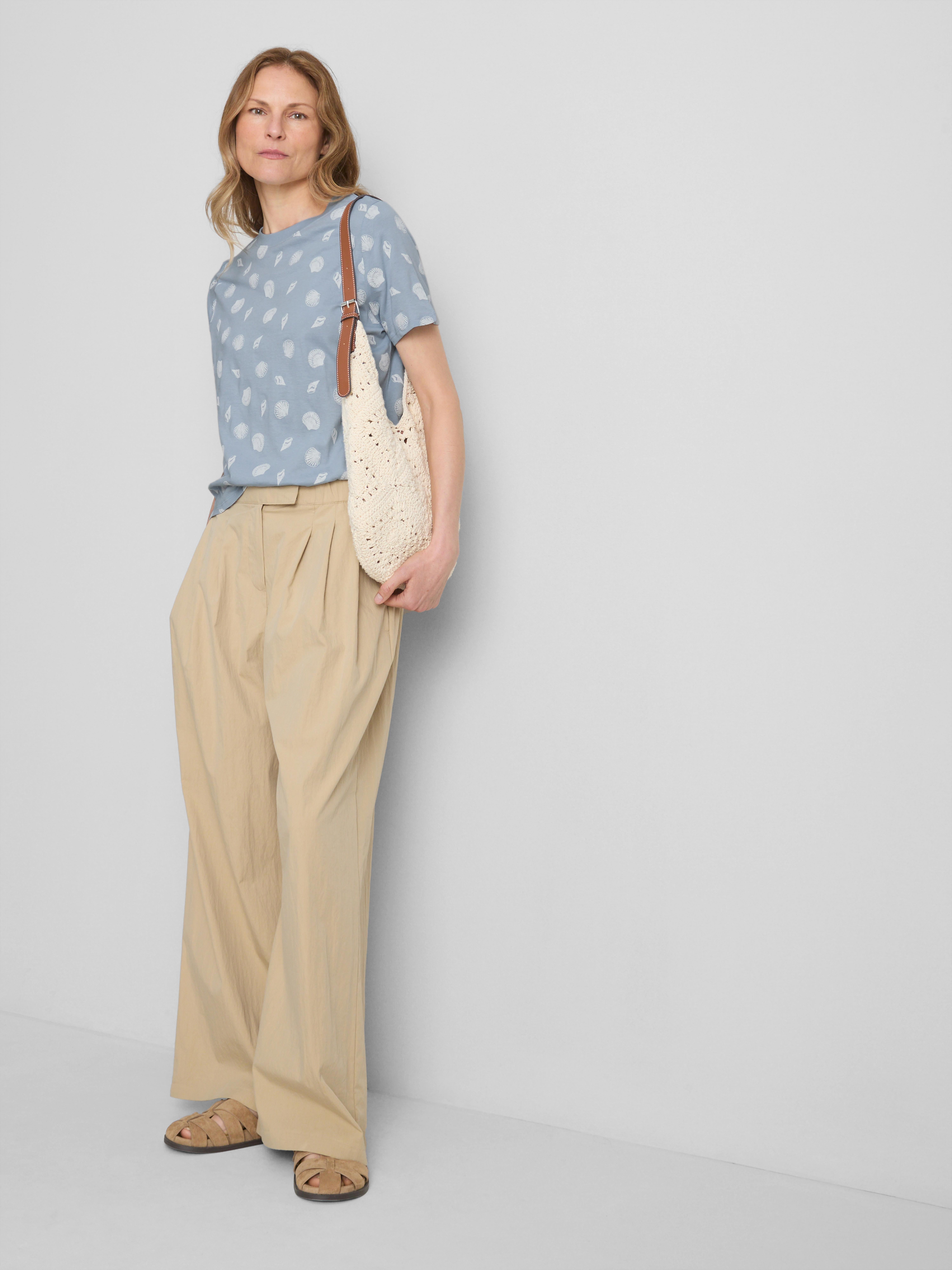 Pure Cotton Patterned T-Shirt