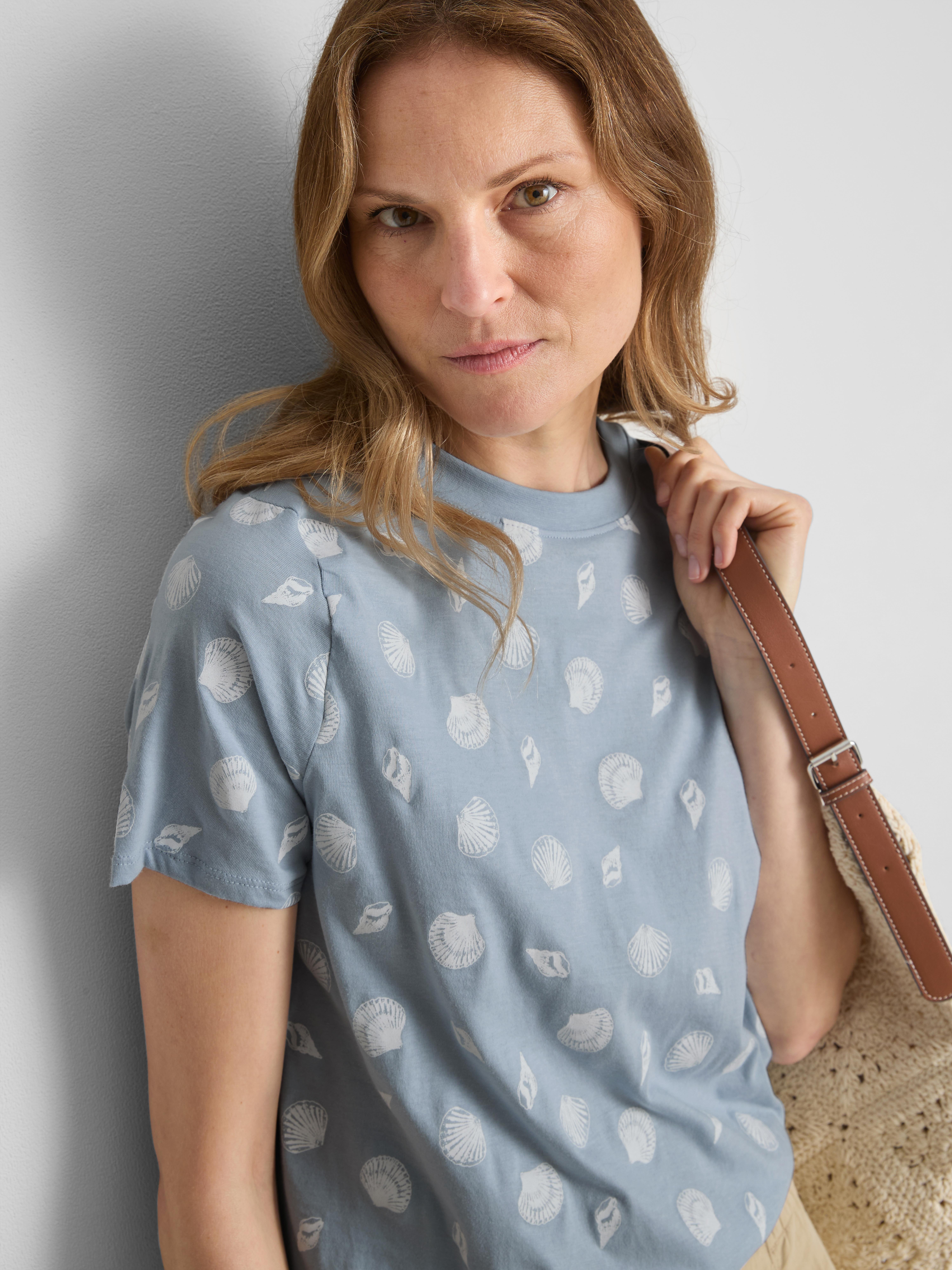 Pure Cotton Patterned T-Shirt