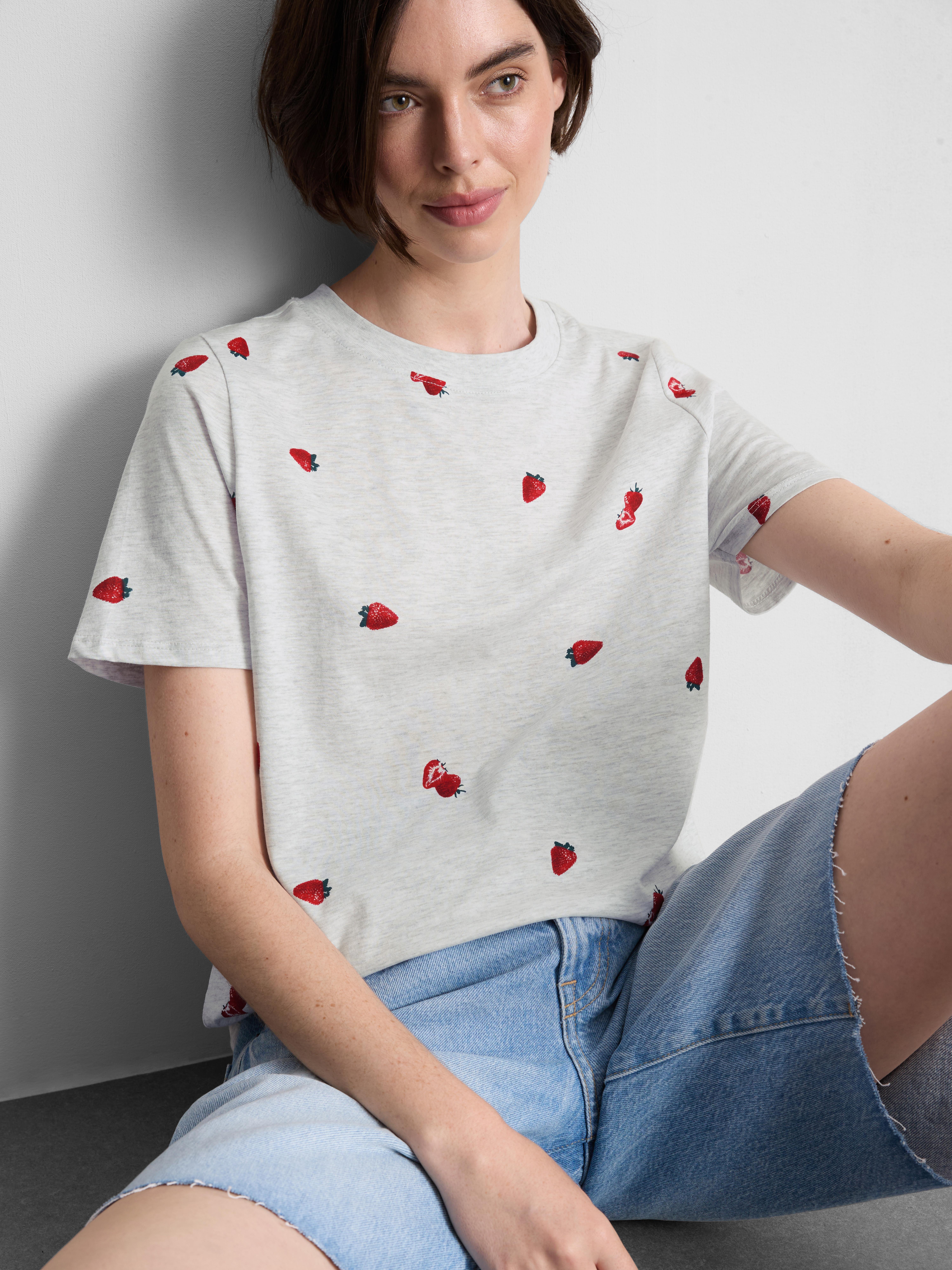 Pure Cotton Patterned T-Shirt