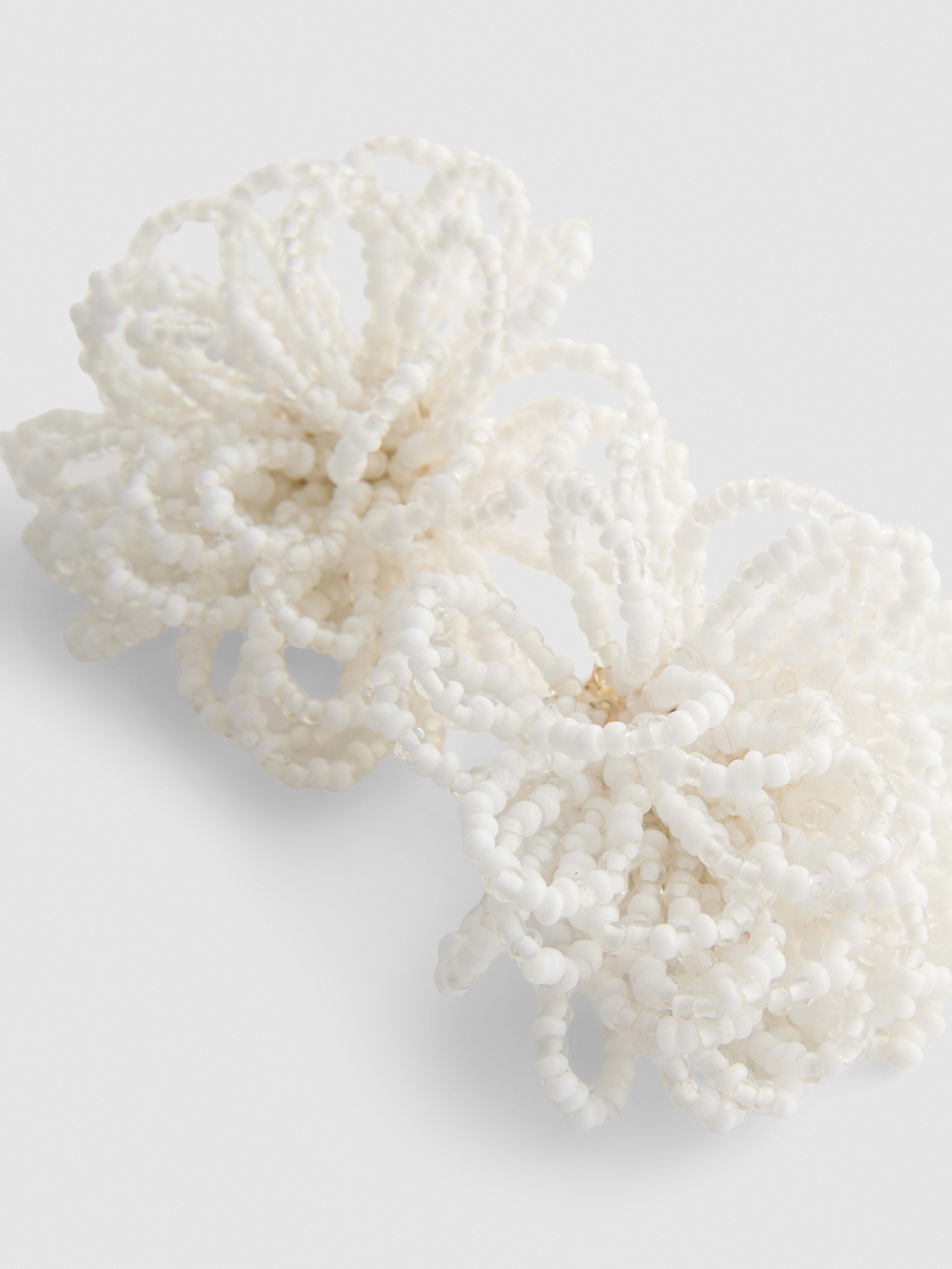 Beaded Flower Earrings