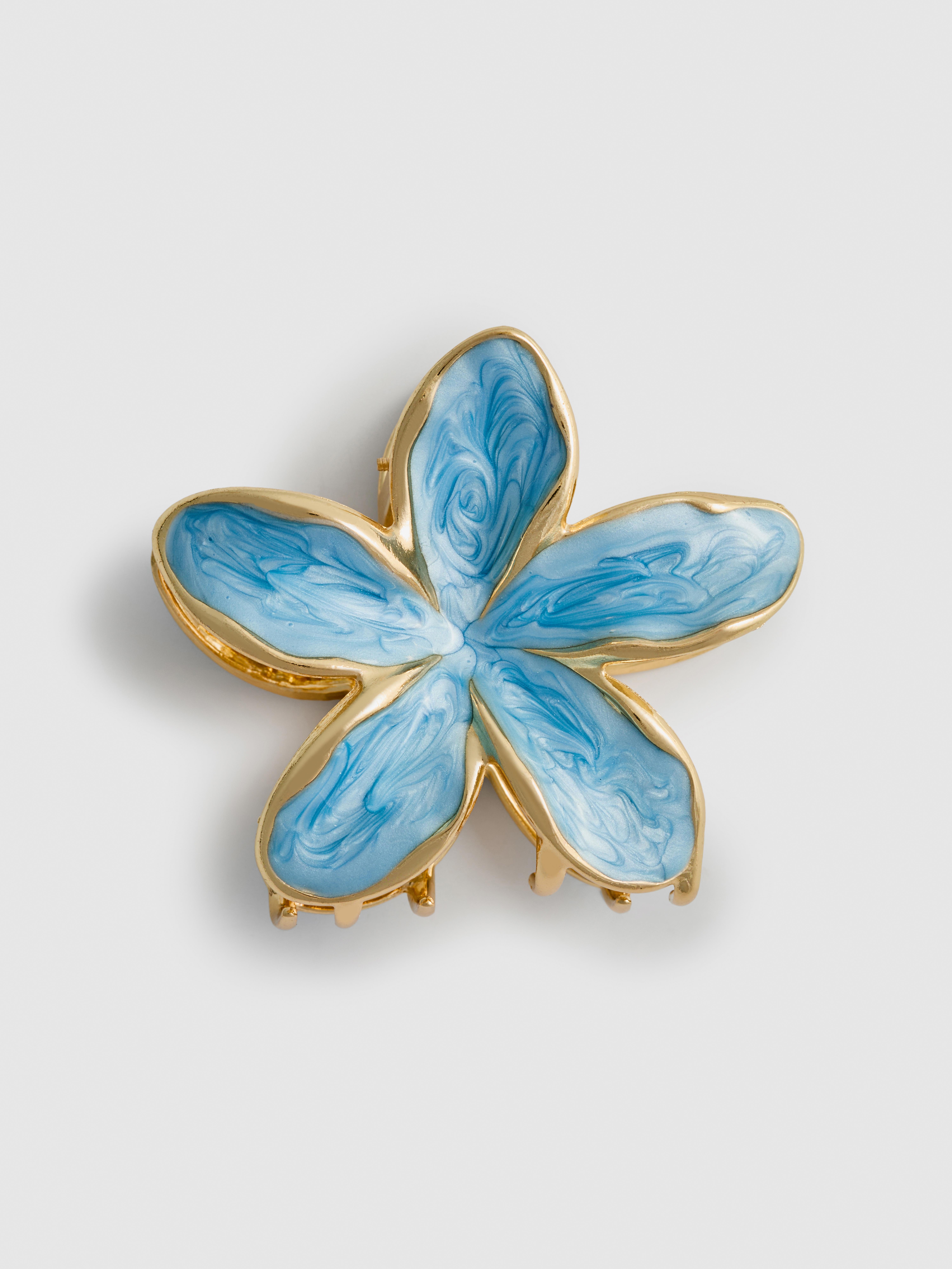 Floral Hair Claw Clip