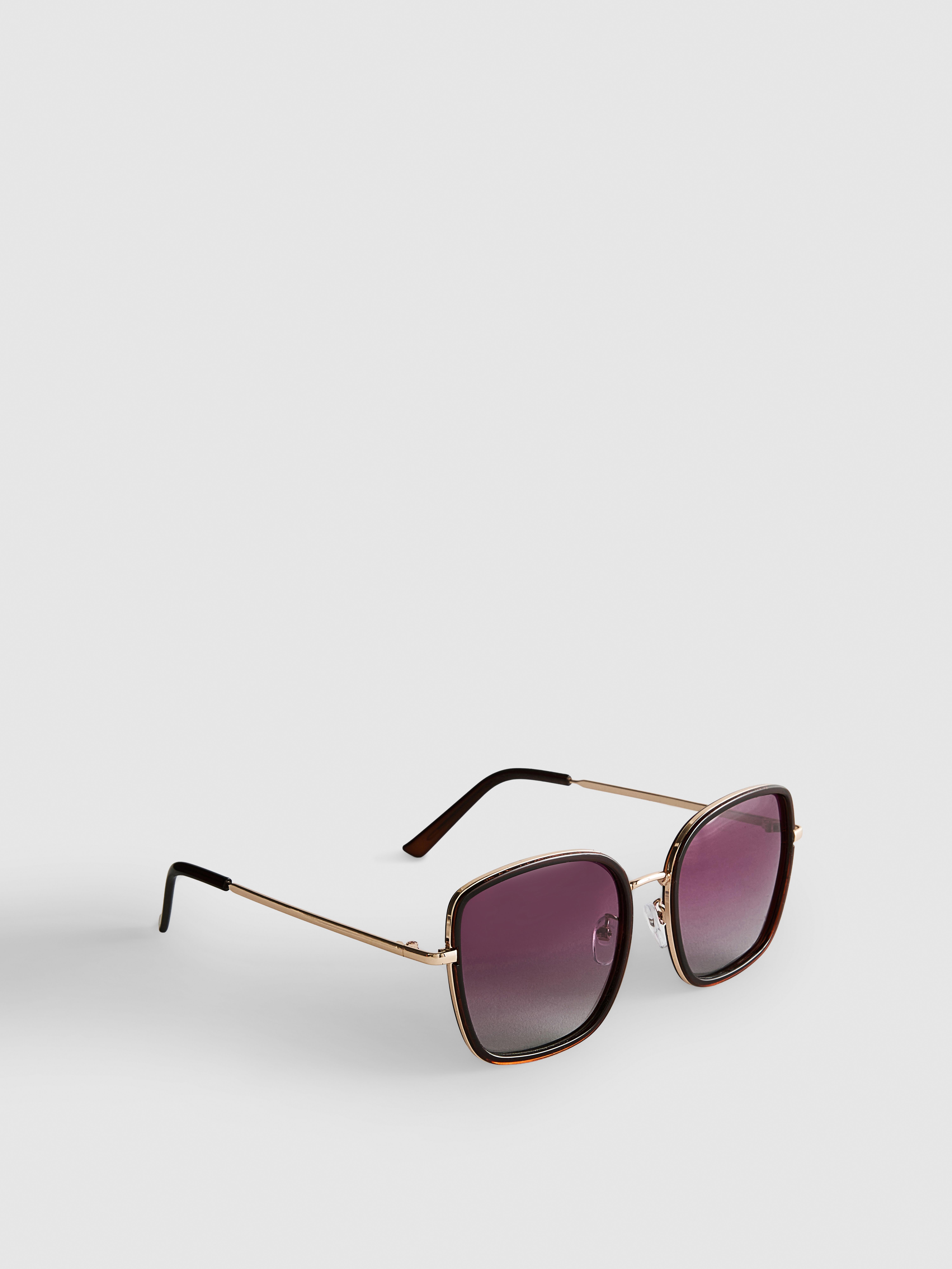 Quadratische Sonnenbrille im Oversized-Look