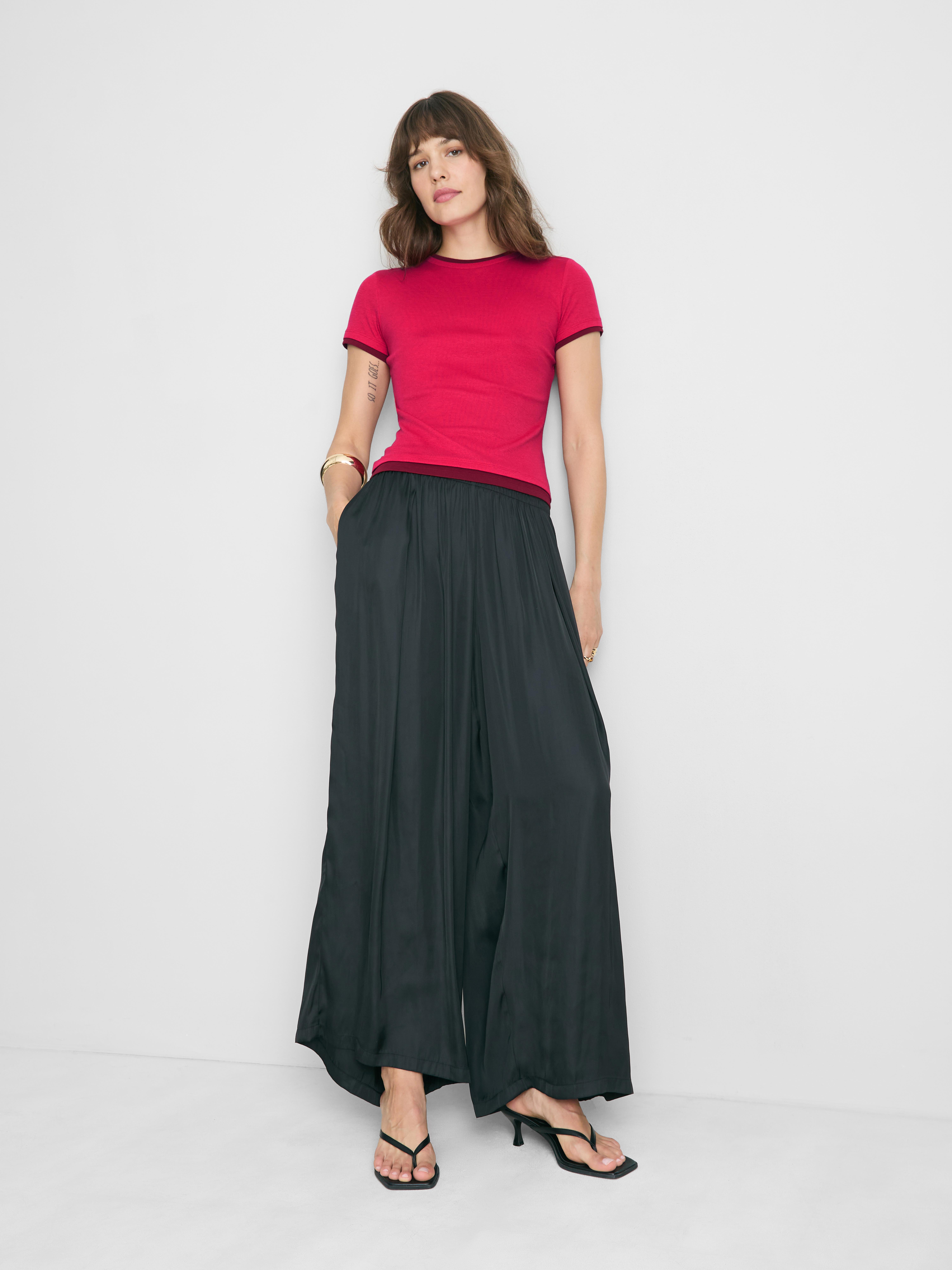 Double Layered Crew Neck Tee
