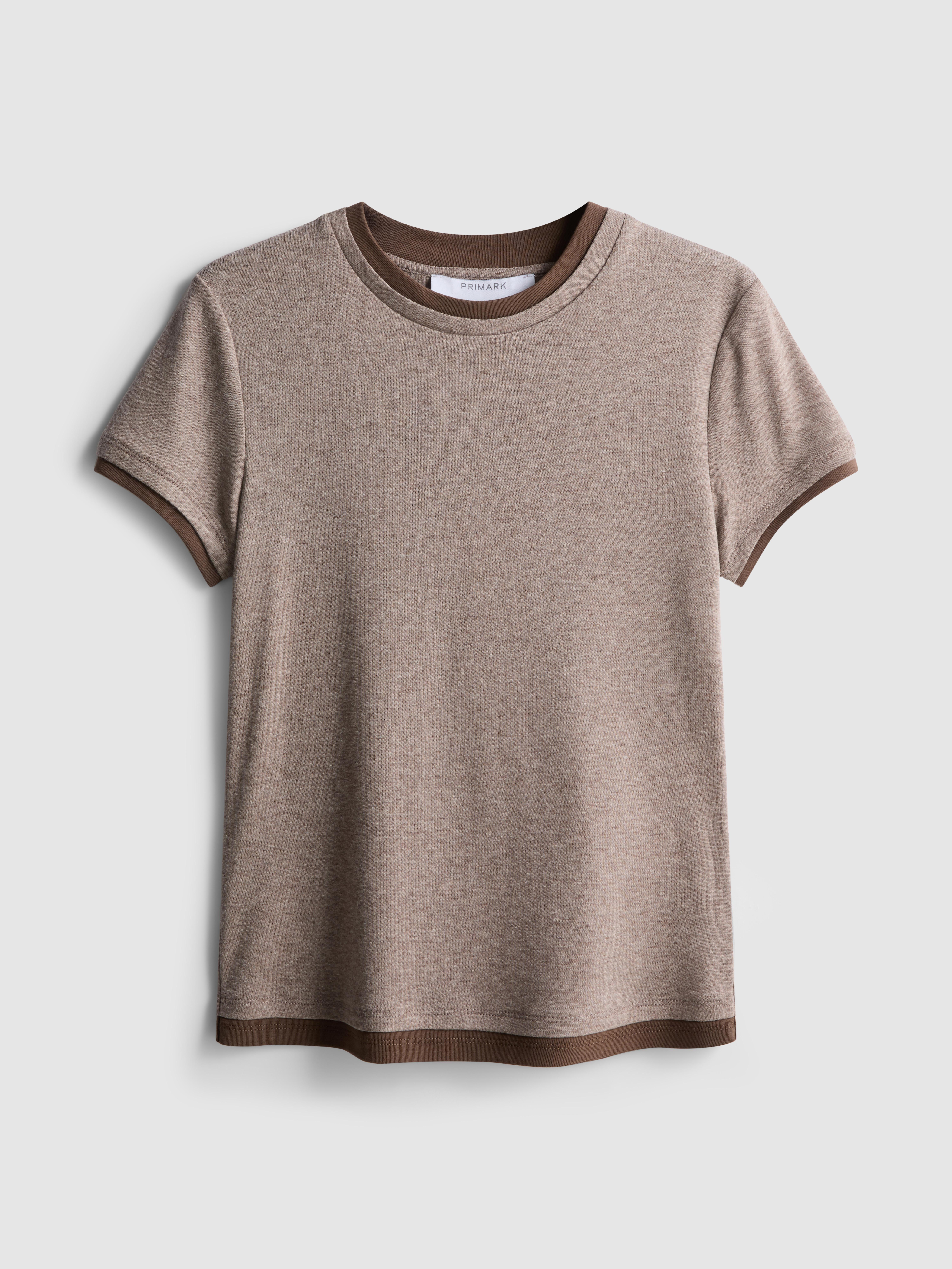 Double Layered Crew Neck Tee