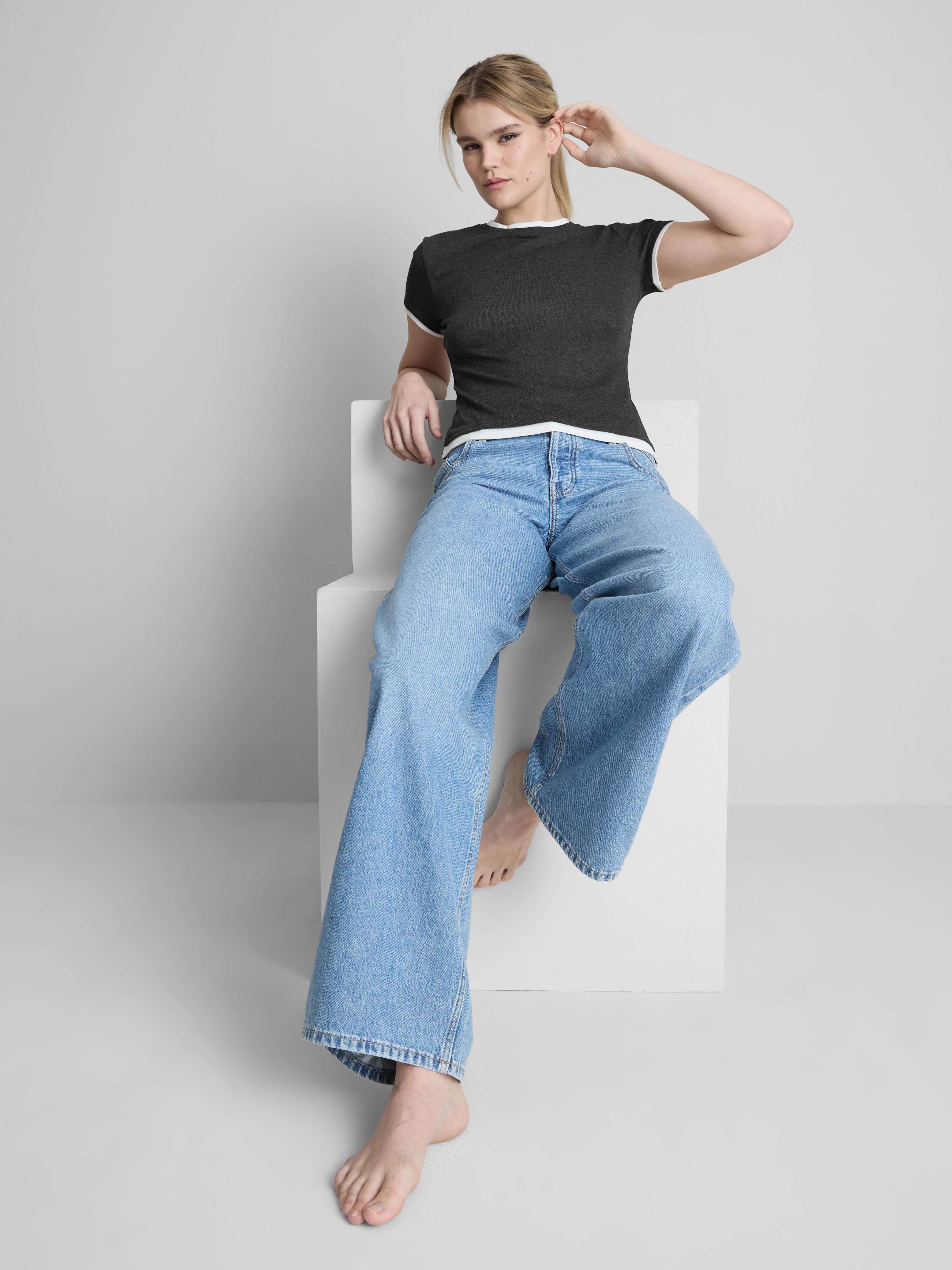 Double Layered Crew Neck Tee