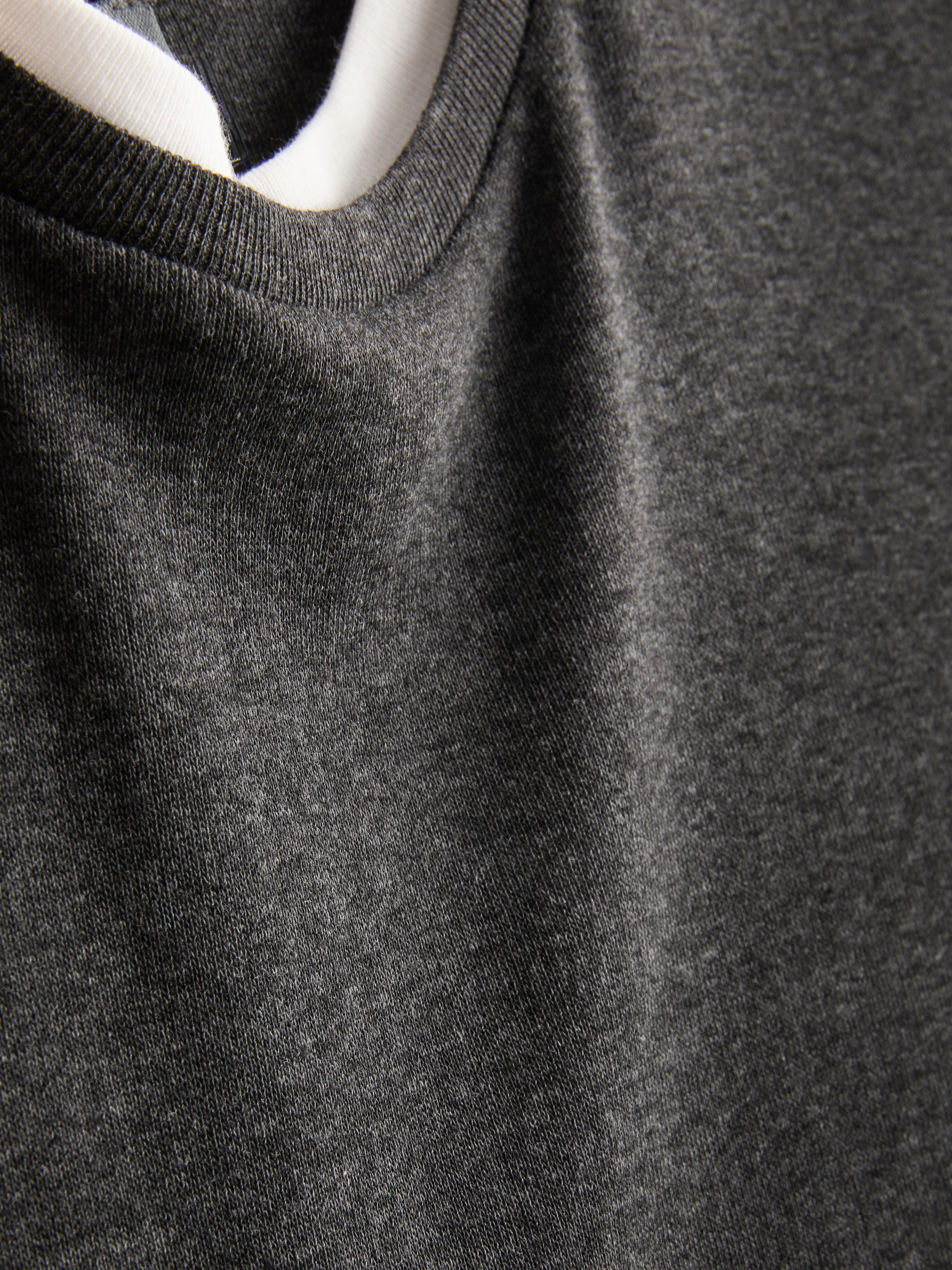 Double Layered Crew Neck Tee