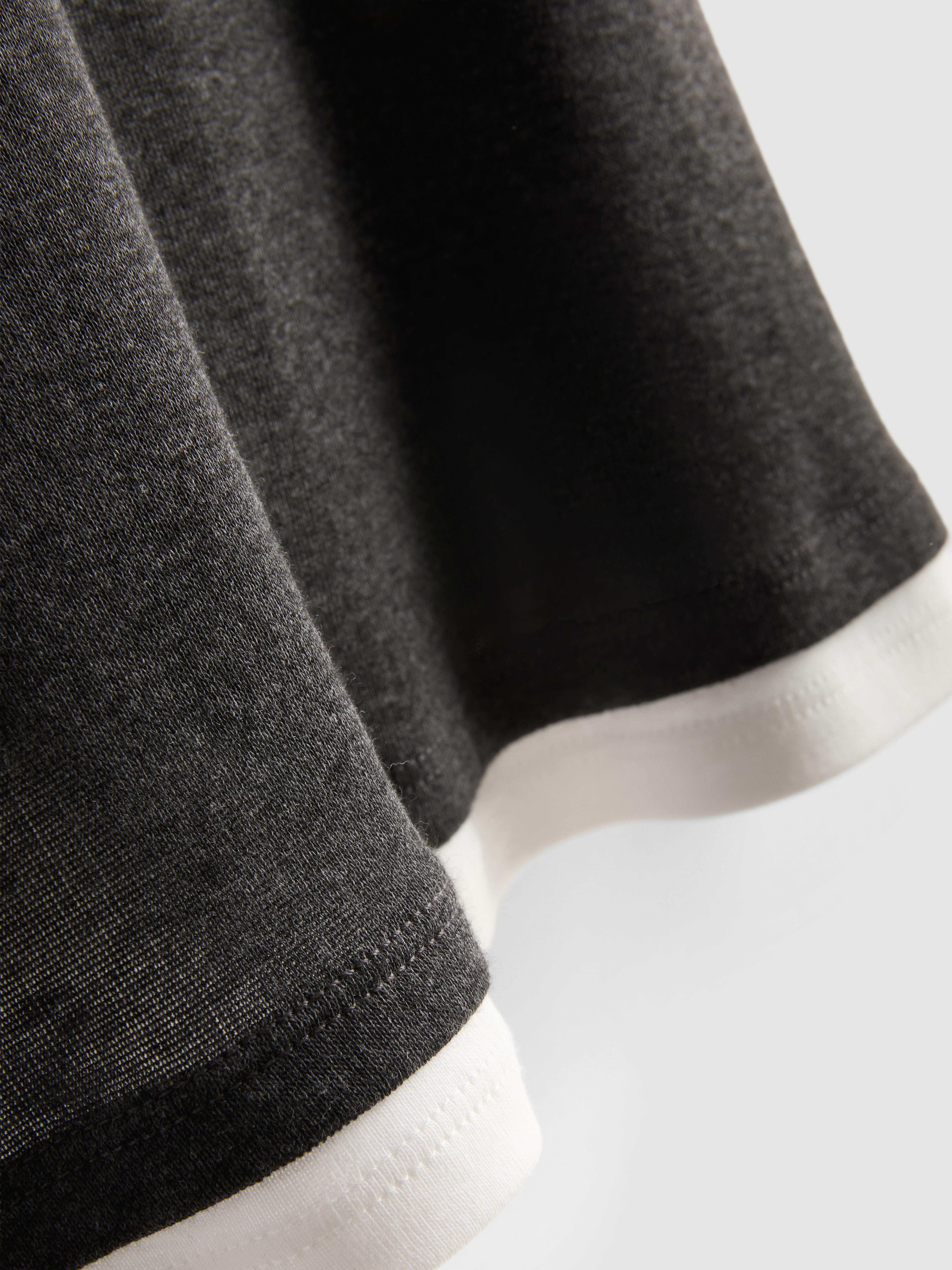 Double Layered Crew Neck Tee