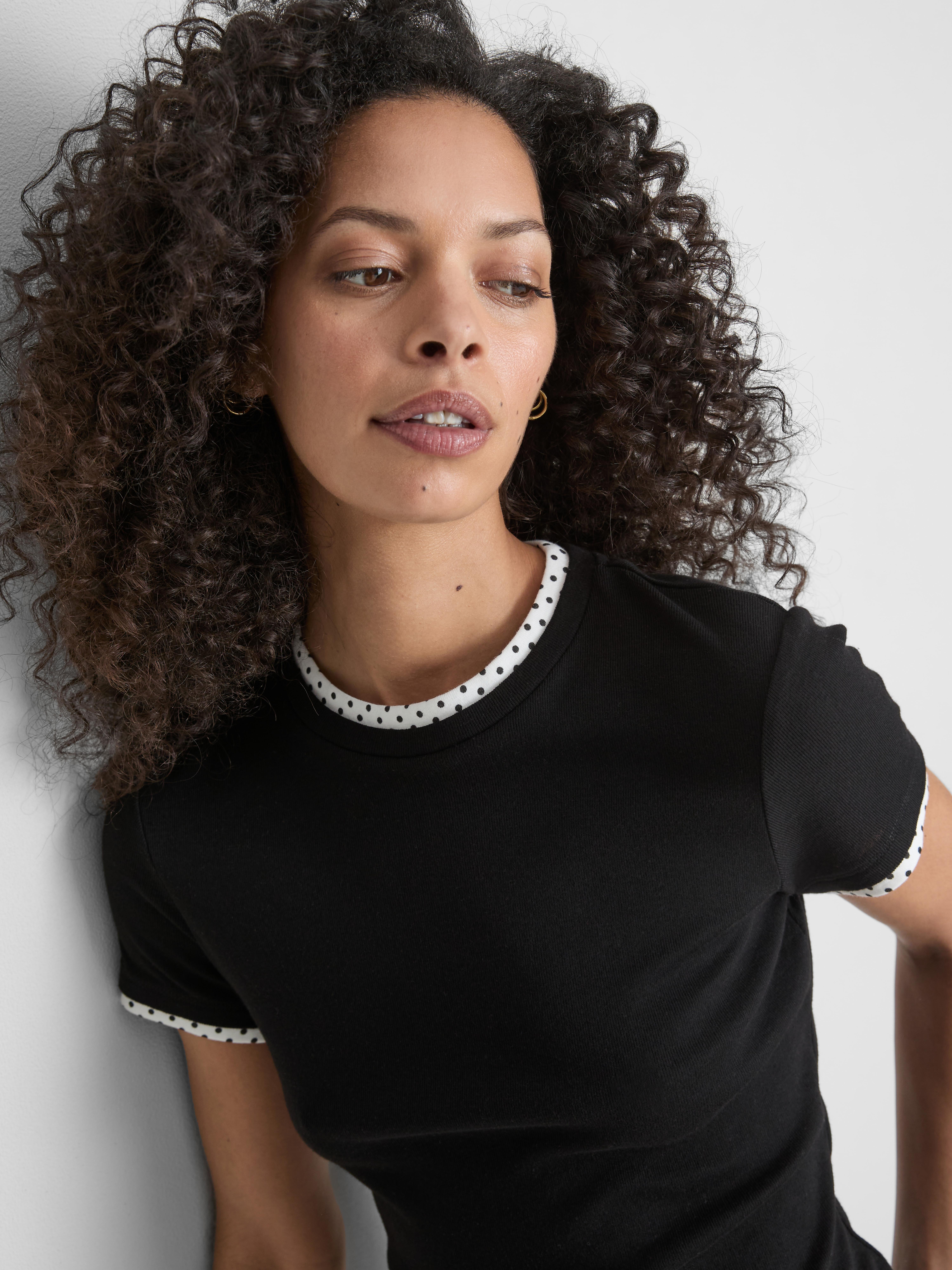 Double Layered Crew Neck Tee