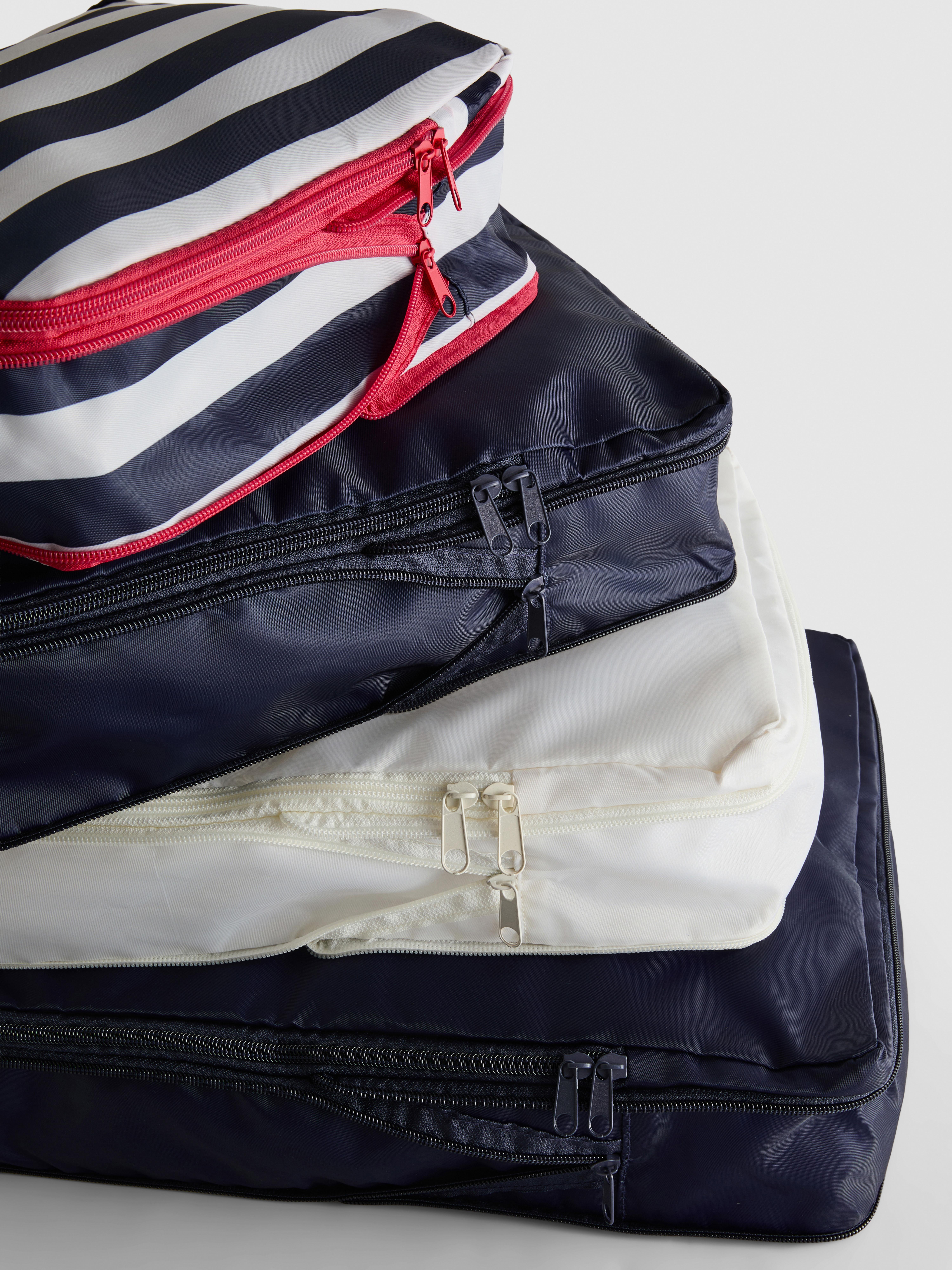 Confezione da 4 organizer da viaggio a compressione