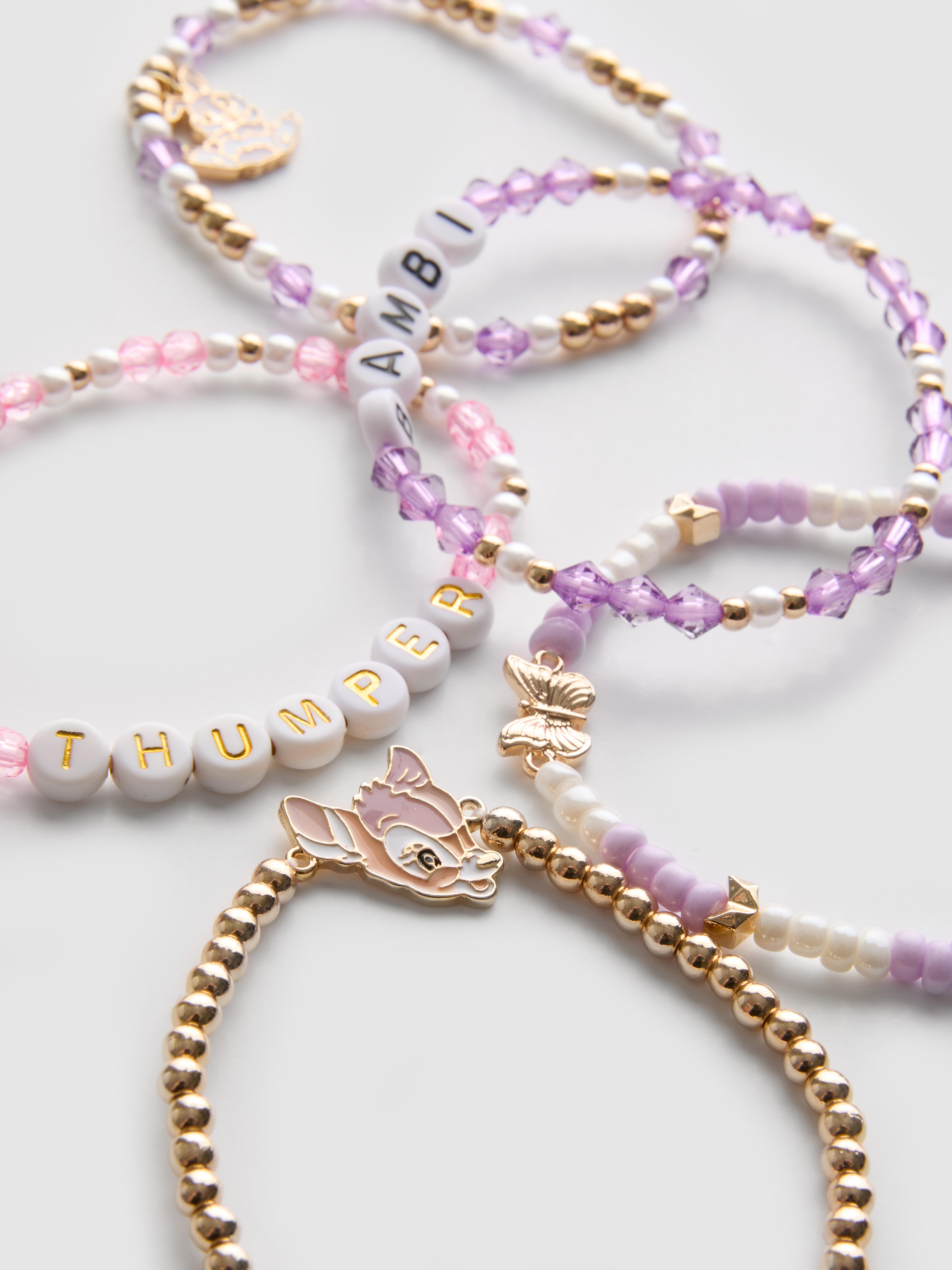 Women's 4pk Disney's Bambi Bracelets - Gold | Primark