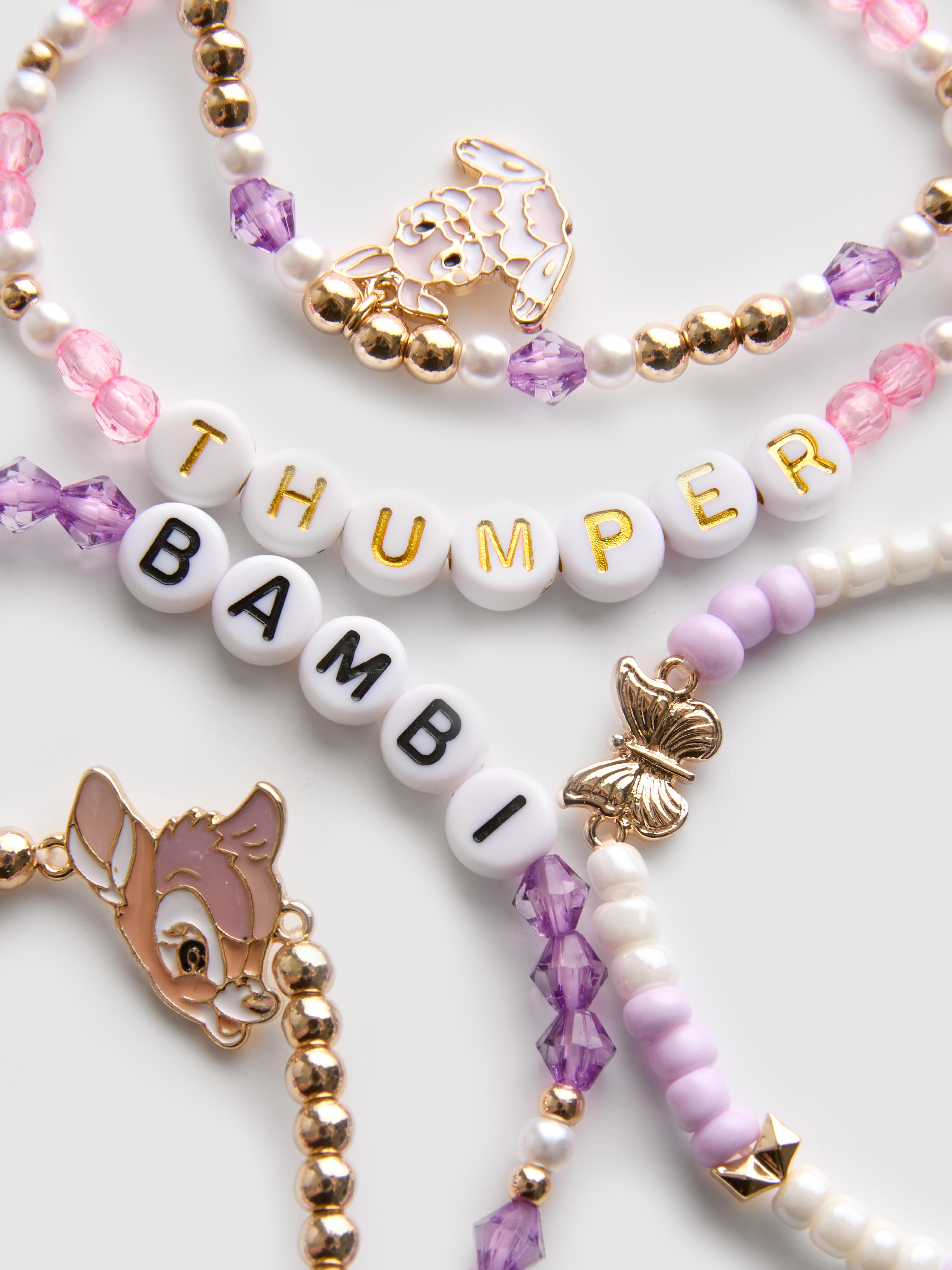 Women's 4pk Disney's Bambi Bracelets - Gold | Primark