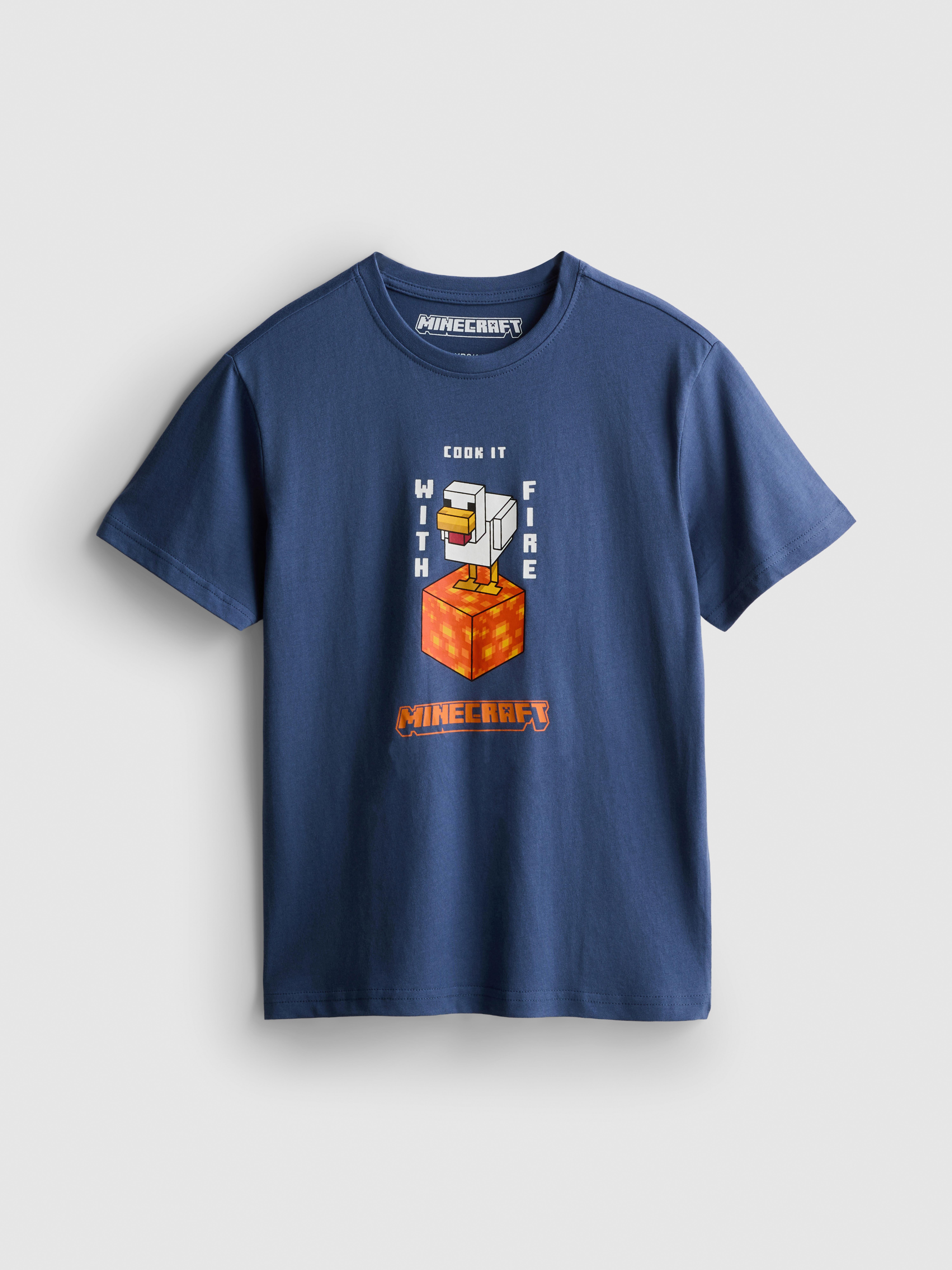 5-15yrs | Minecraft Chicken T-Shirt