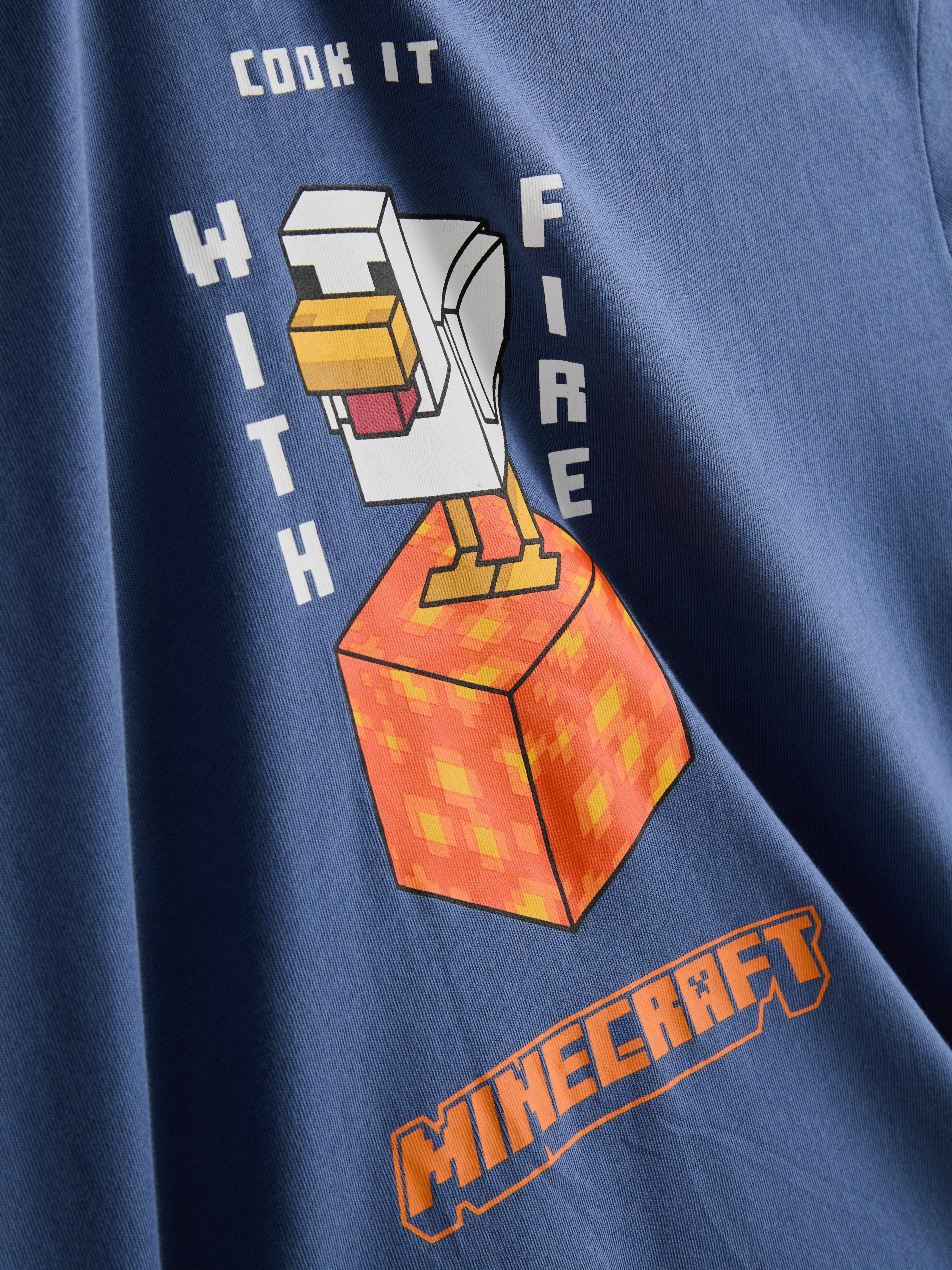 5-15yrs | Minecraft Chicken T-Shirt