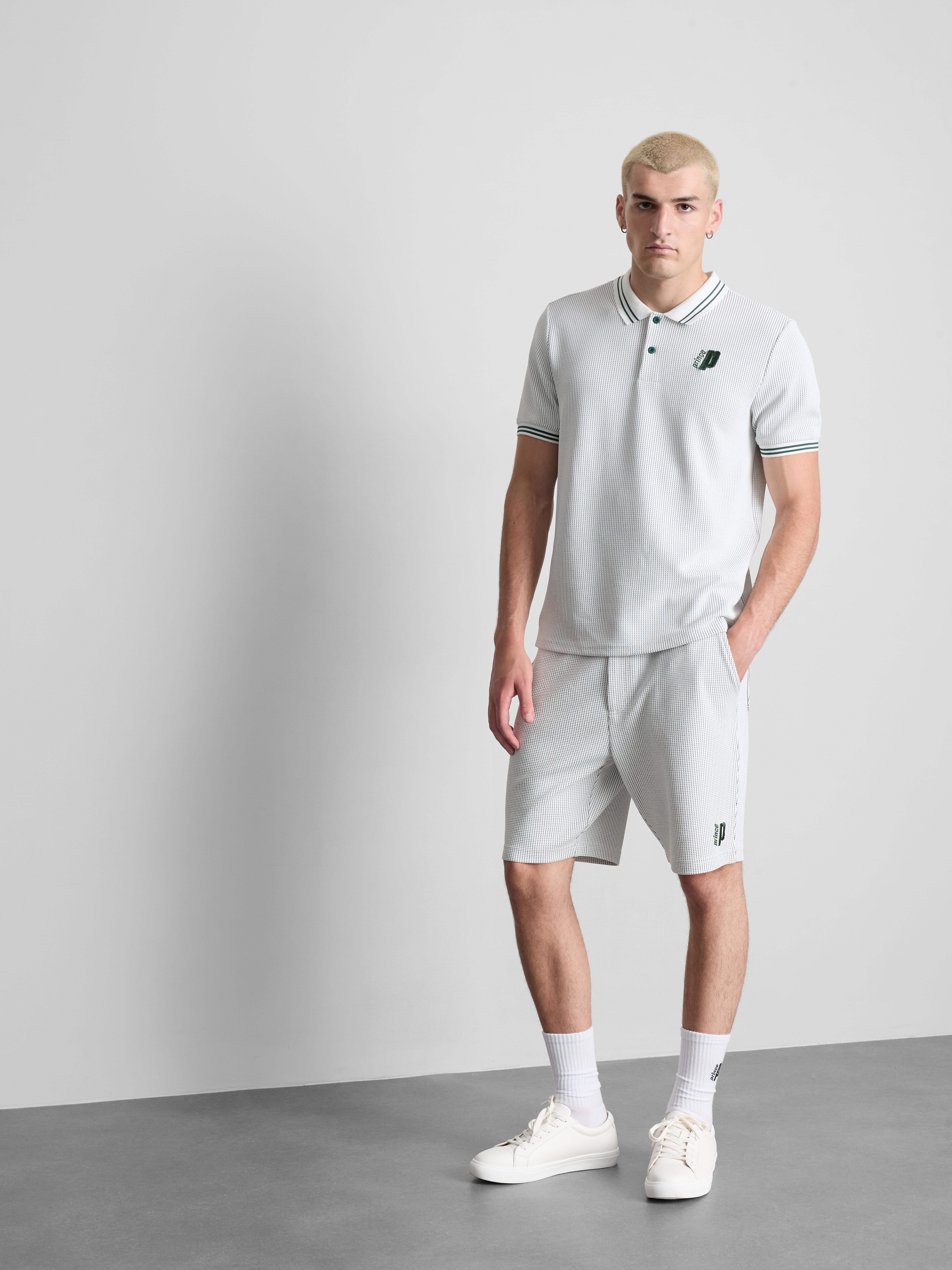 Tricou polo texturat Prince