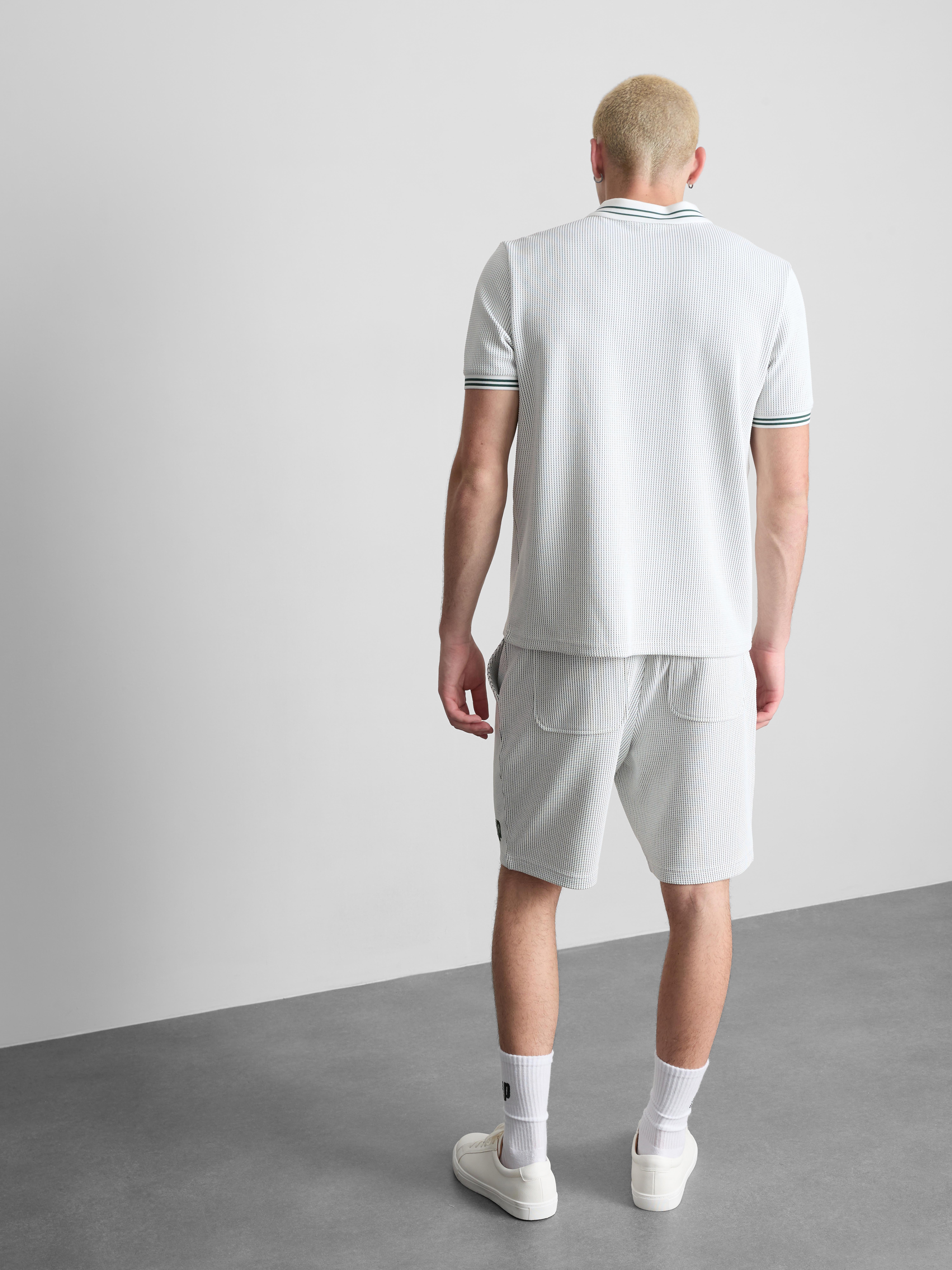 Tricou polo texturat Prince