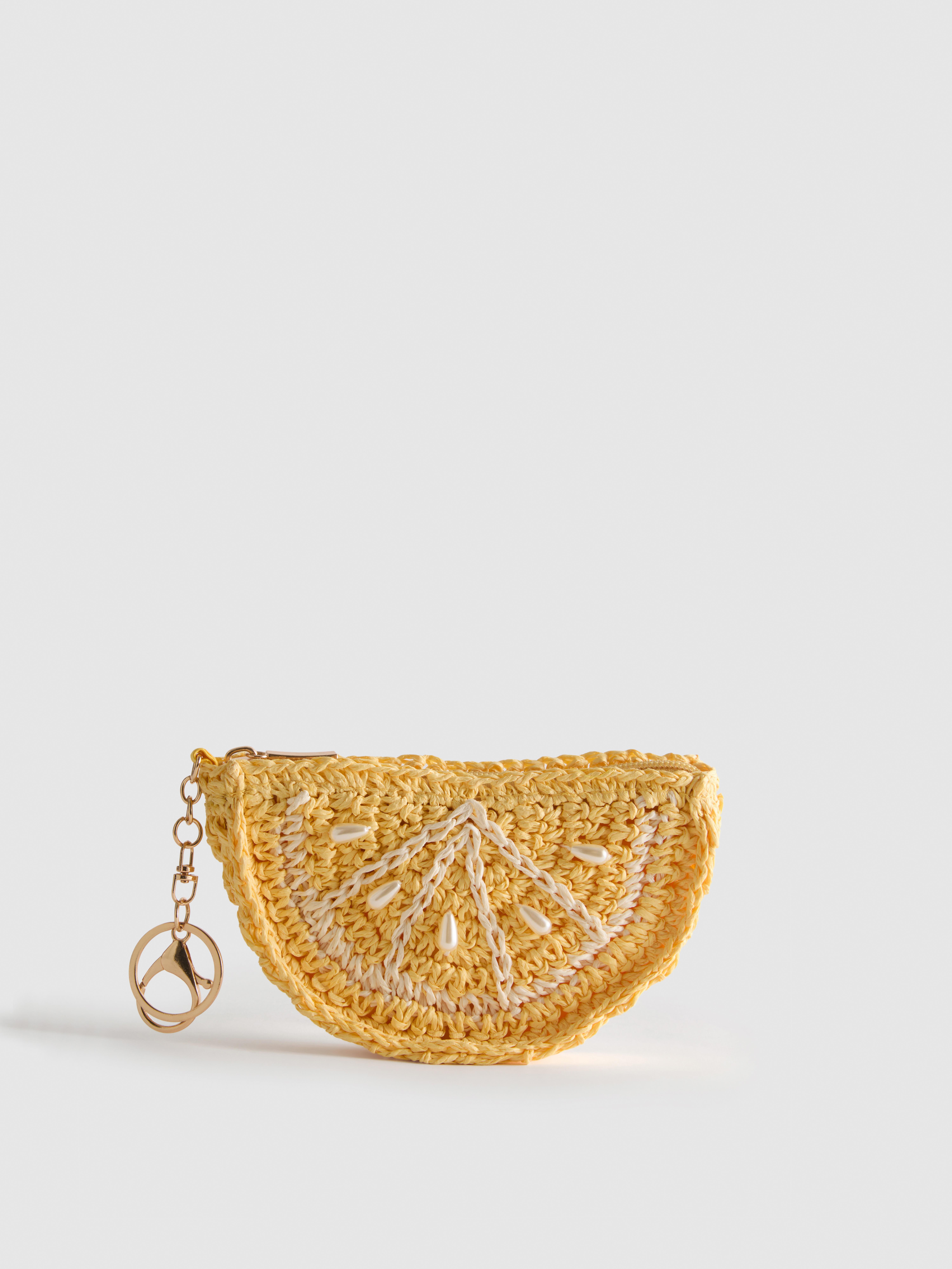 Women's Yellow Fruit Coin Purse | Primark