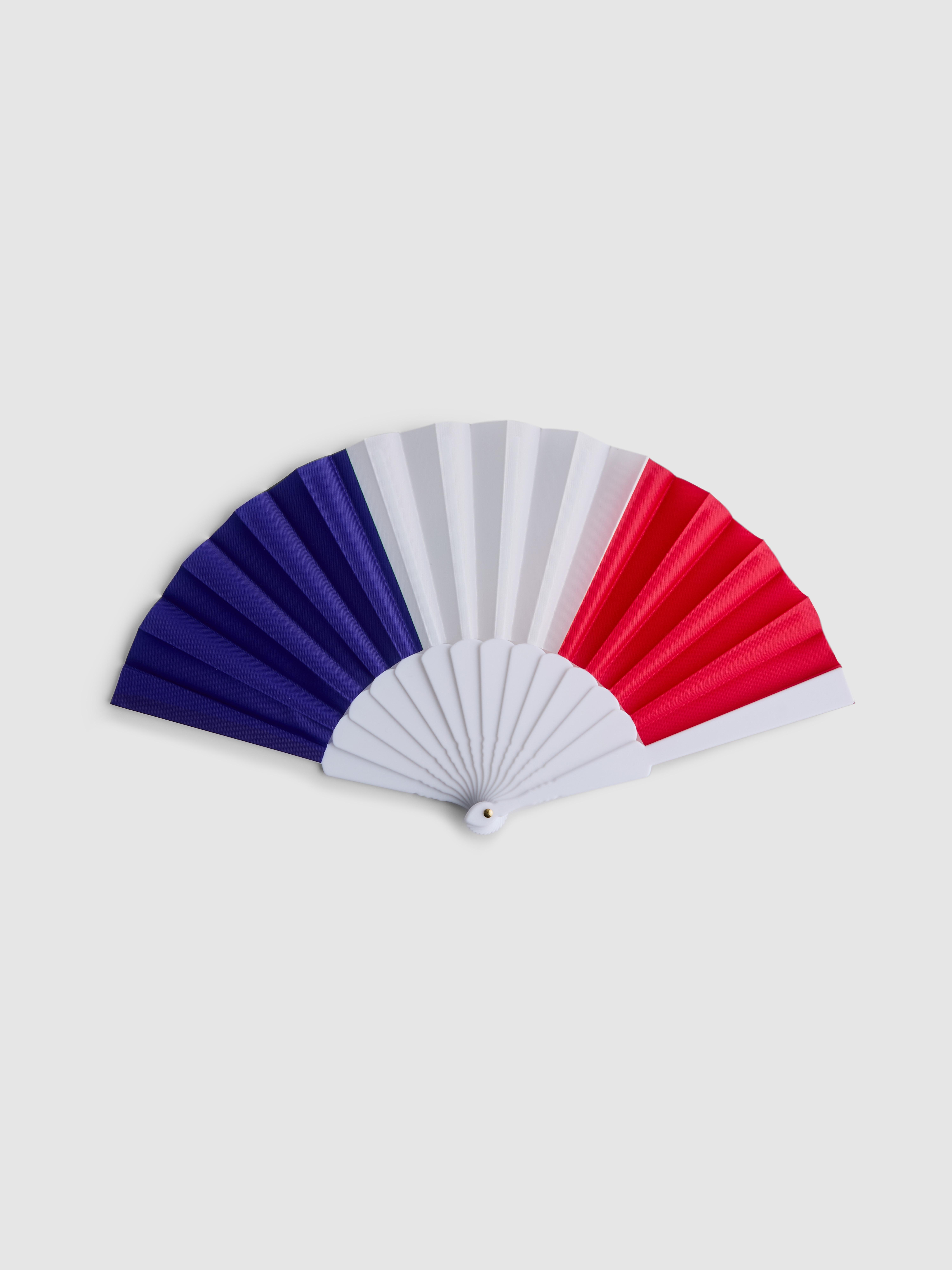 Éventail pliable à motif