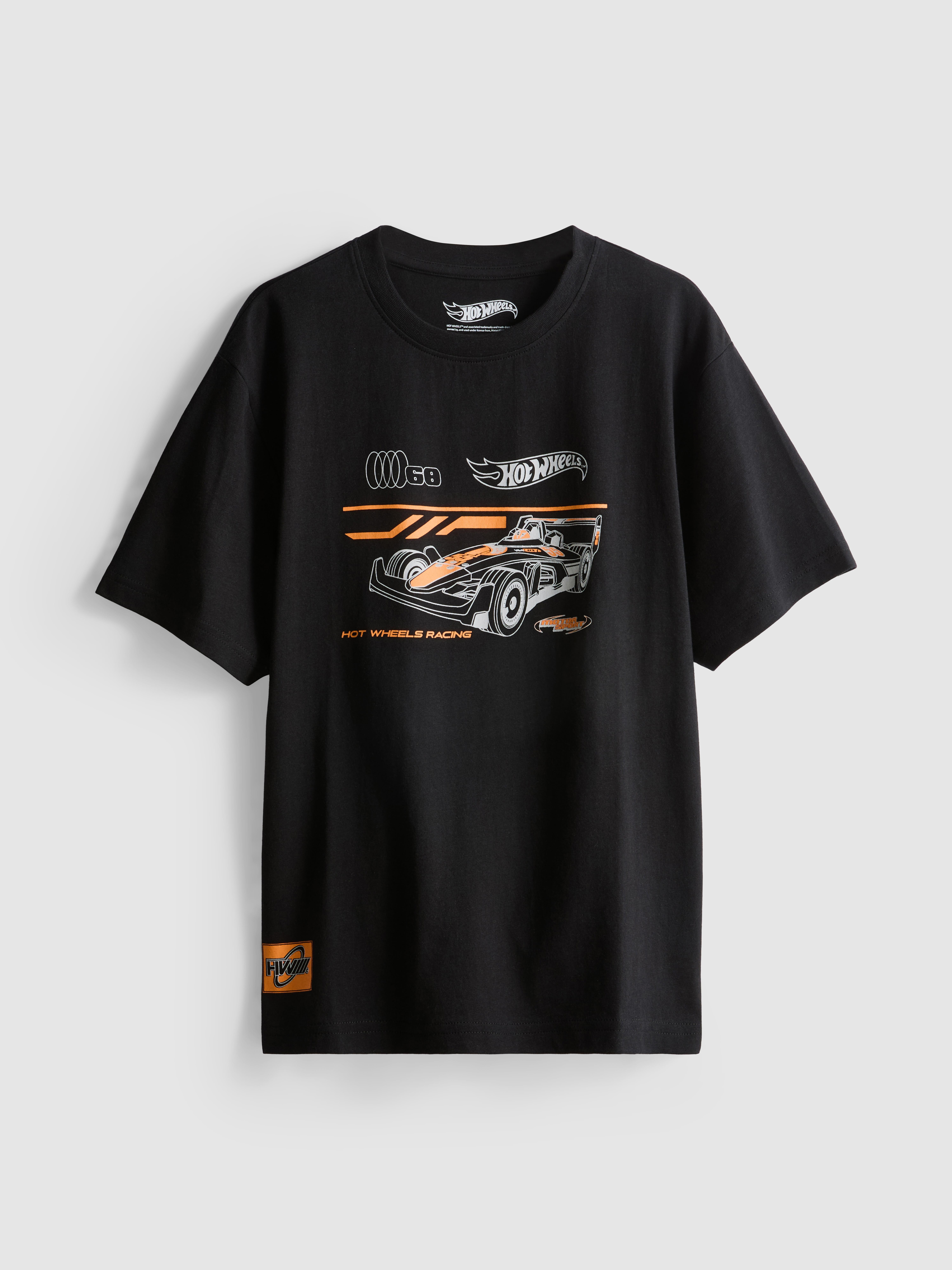 7-15 anos | T-shirt Hot Wheels - Preto - Rapaz | Primark