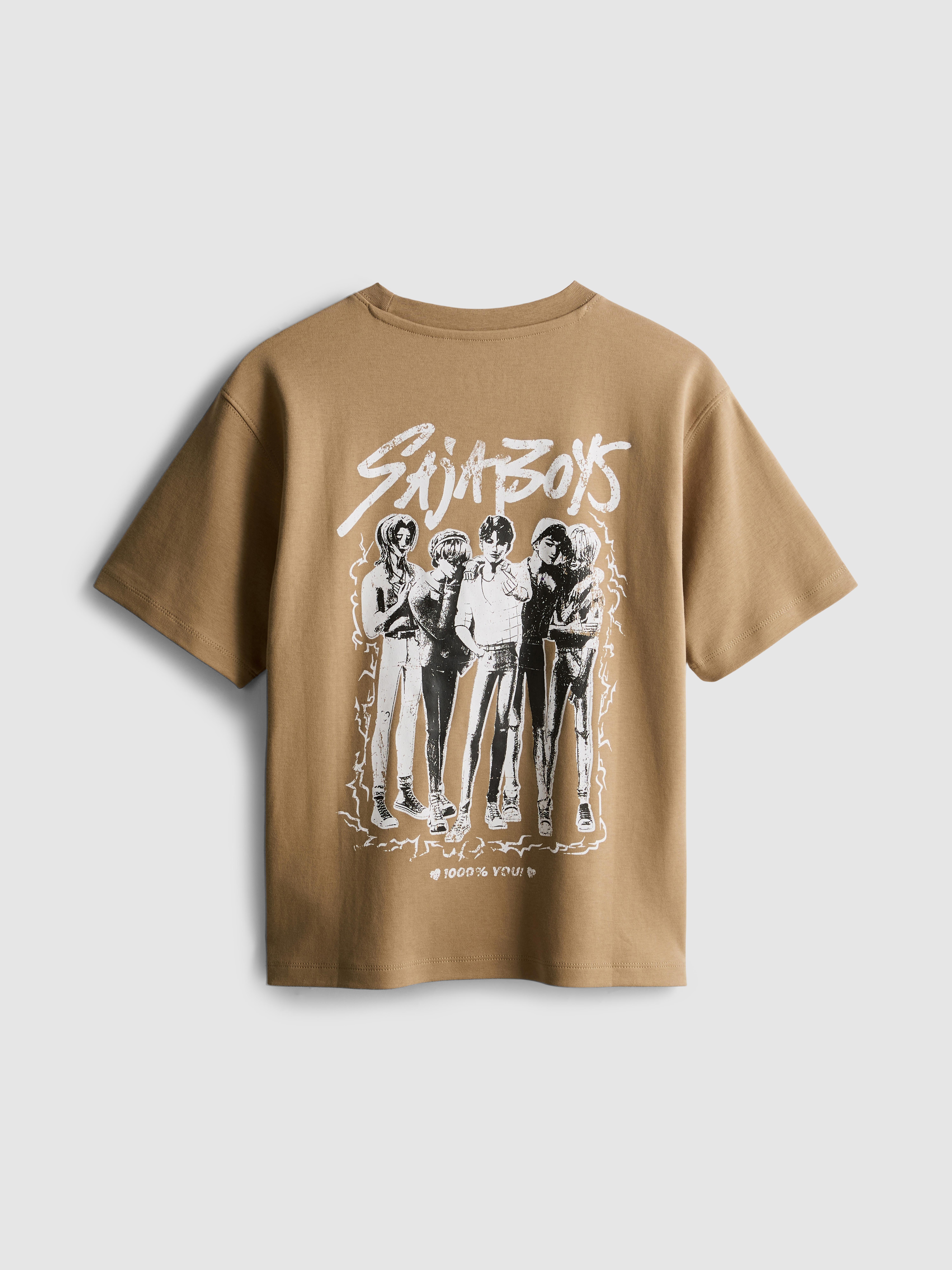 6-15yrs | KPop Demon Hunters Saja Boys Graphic T-Shirt