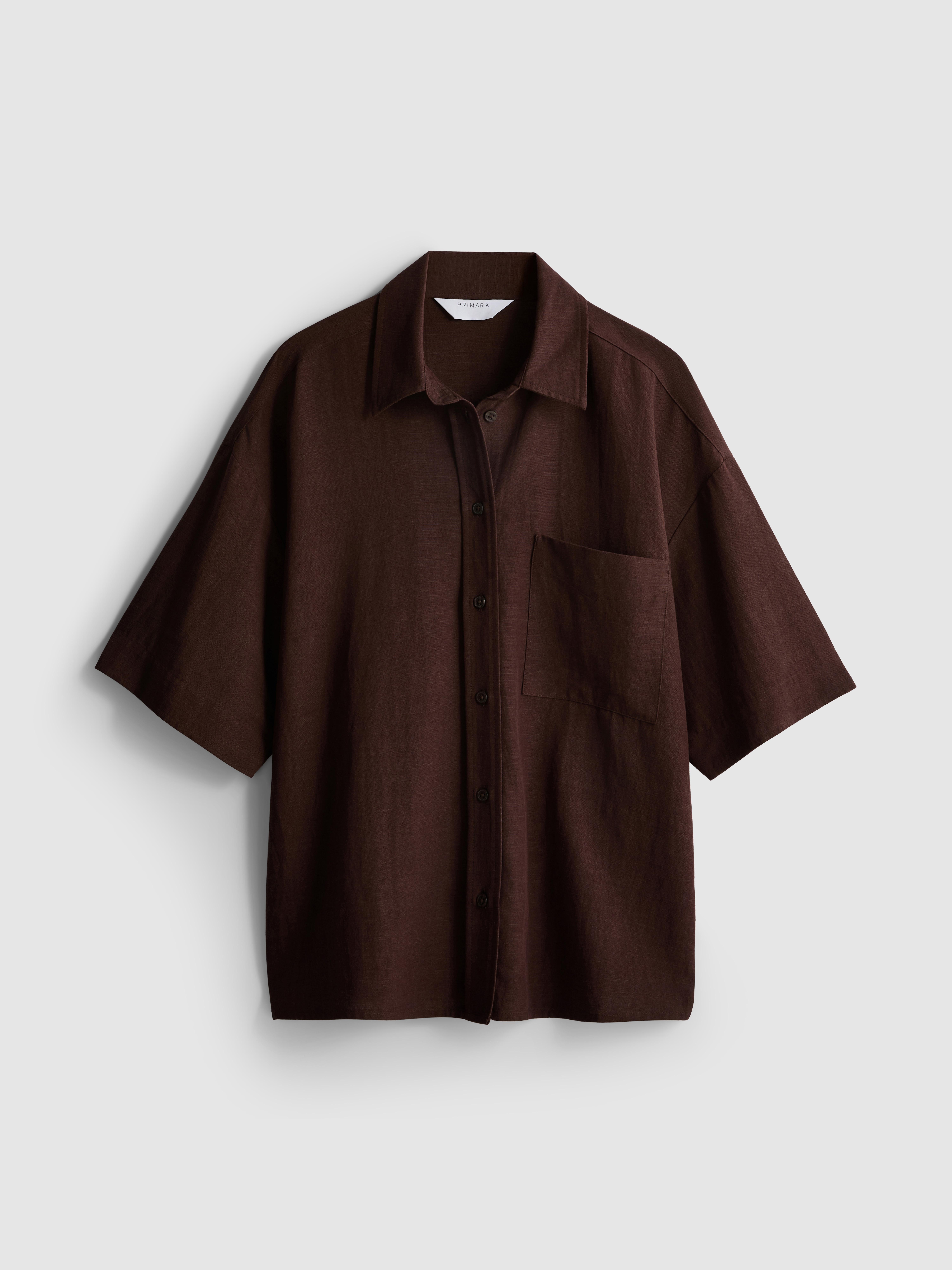 Cotton Blend Patch Pocket Shirt