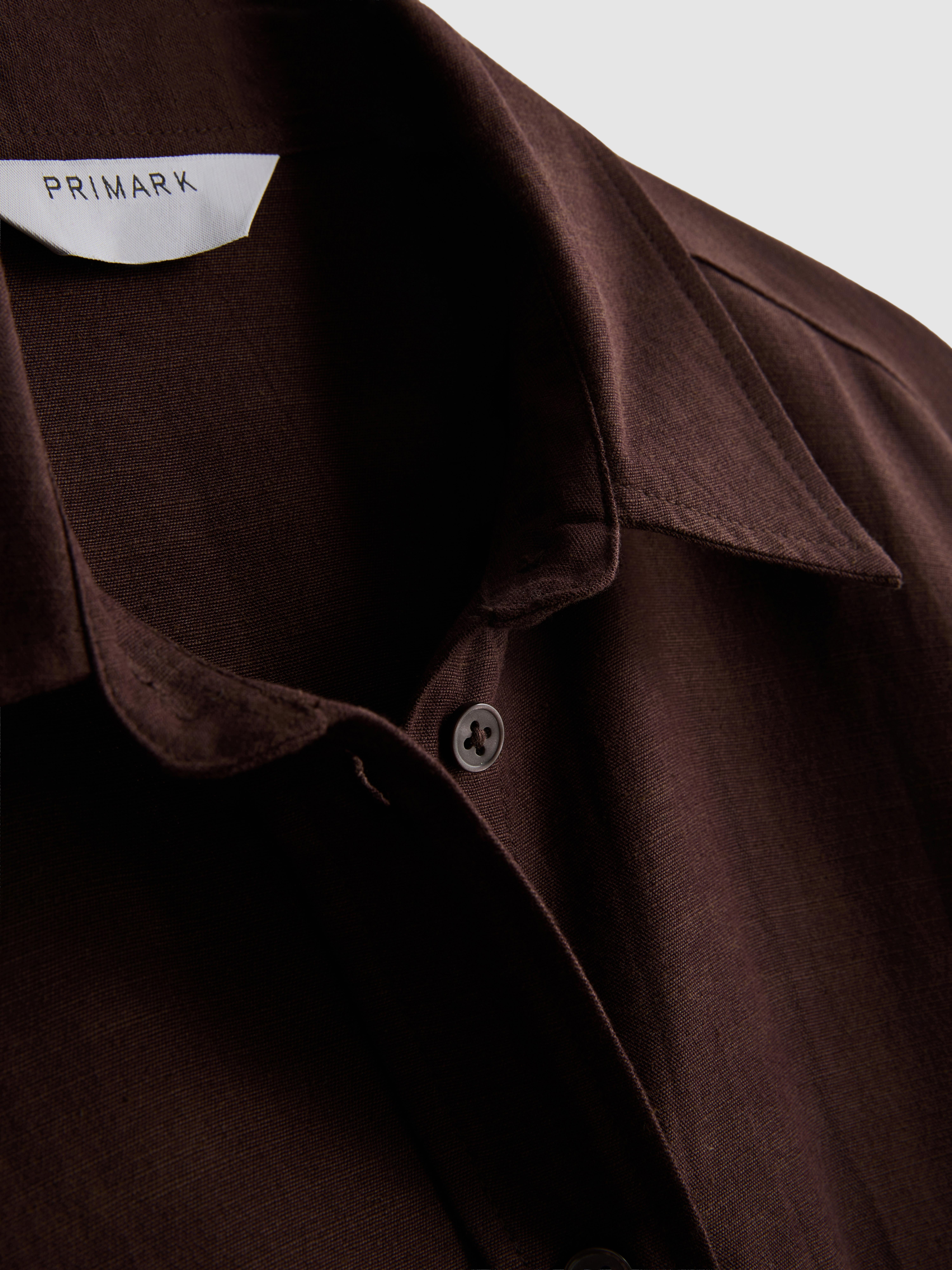 Cotton Blend Patch Pocket Shirt