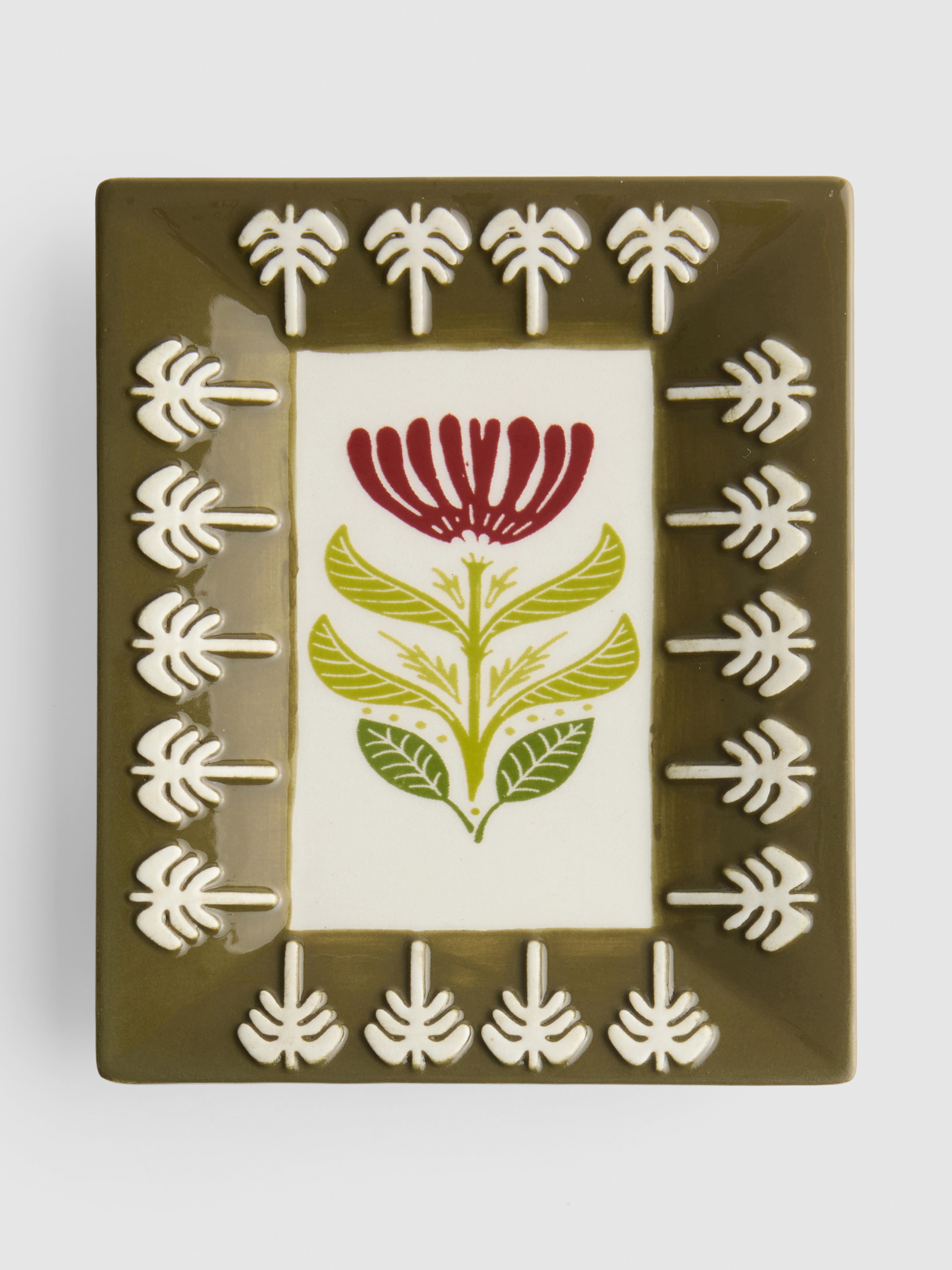 Vide-poches à motif floral