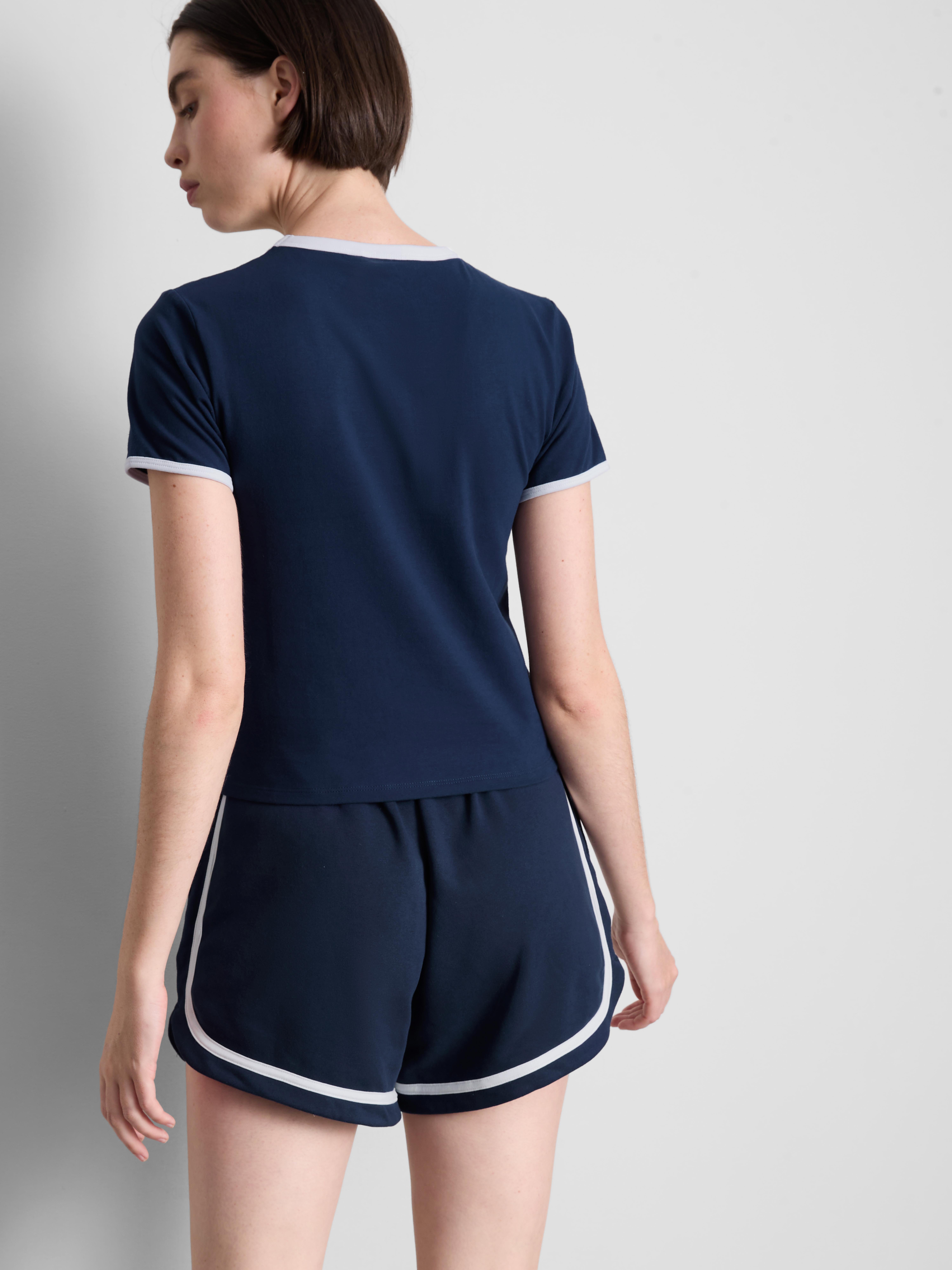 Maglietta mini lunga misto cotone Prince