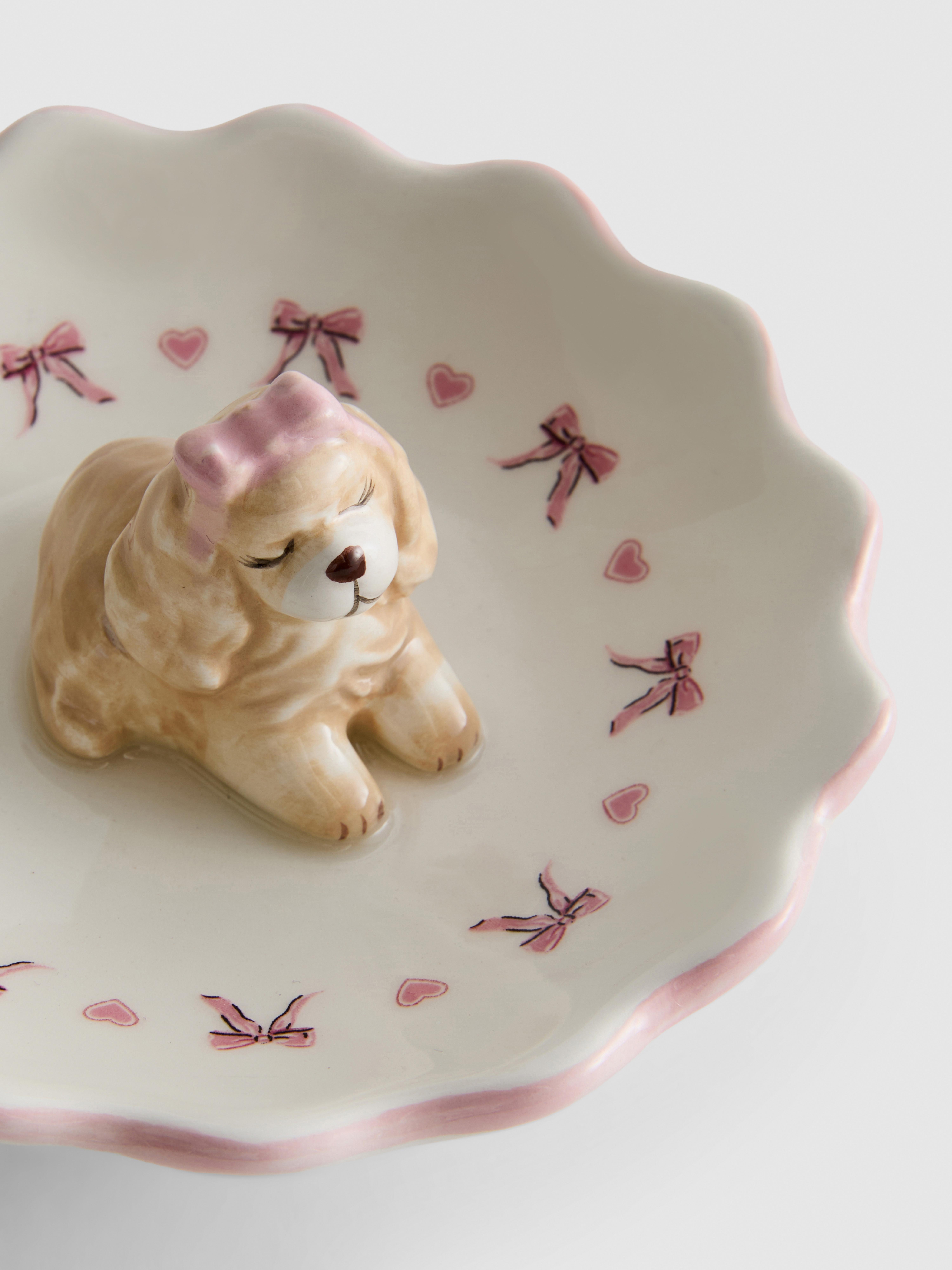 Vide-poches chien à nœuds