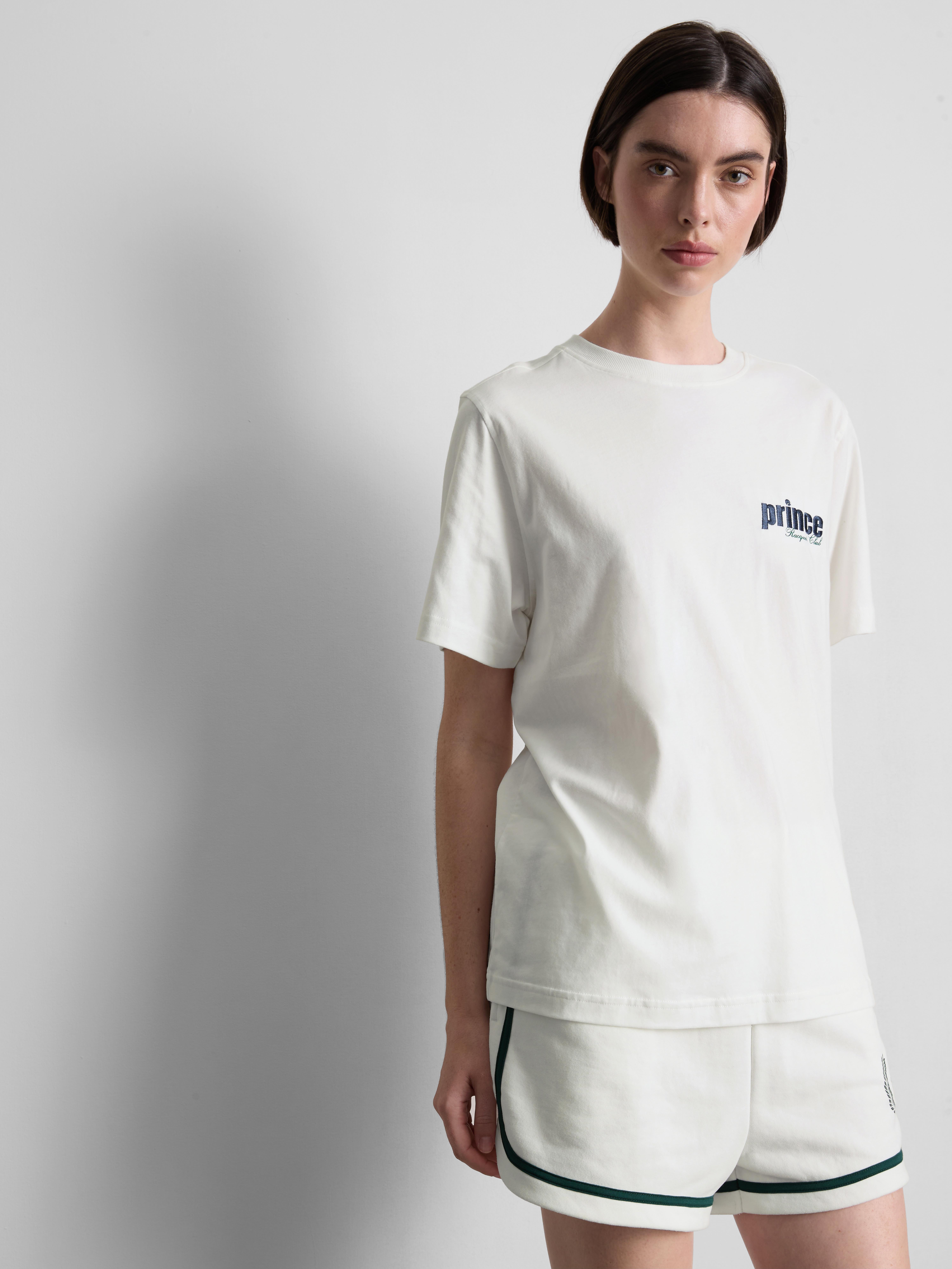 T-shirt ténis algodão gráfico Prince