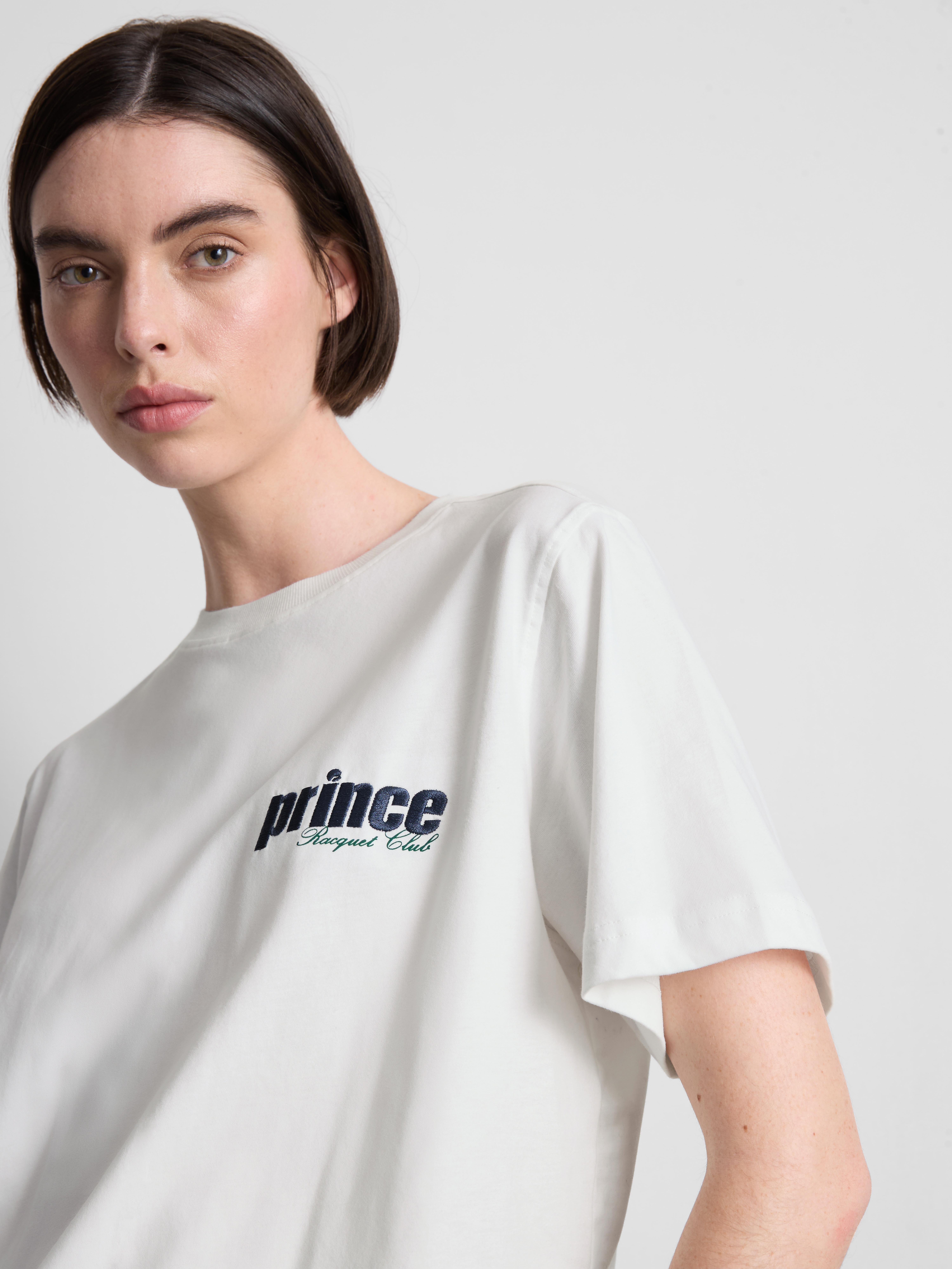 T-shirt ténis algodão gráfico Prince