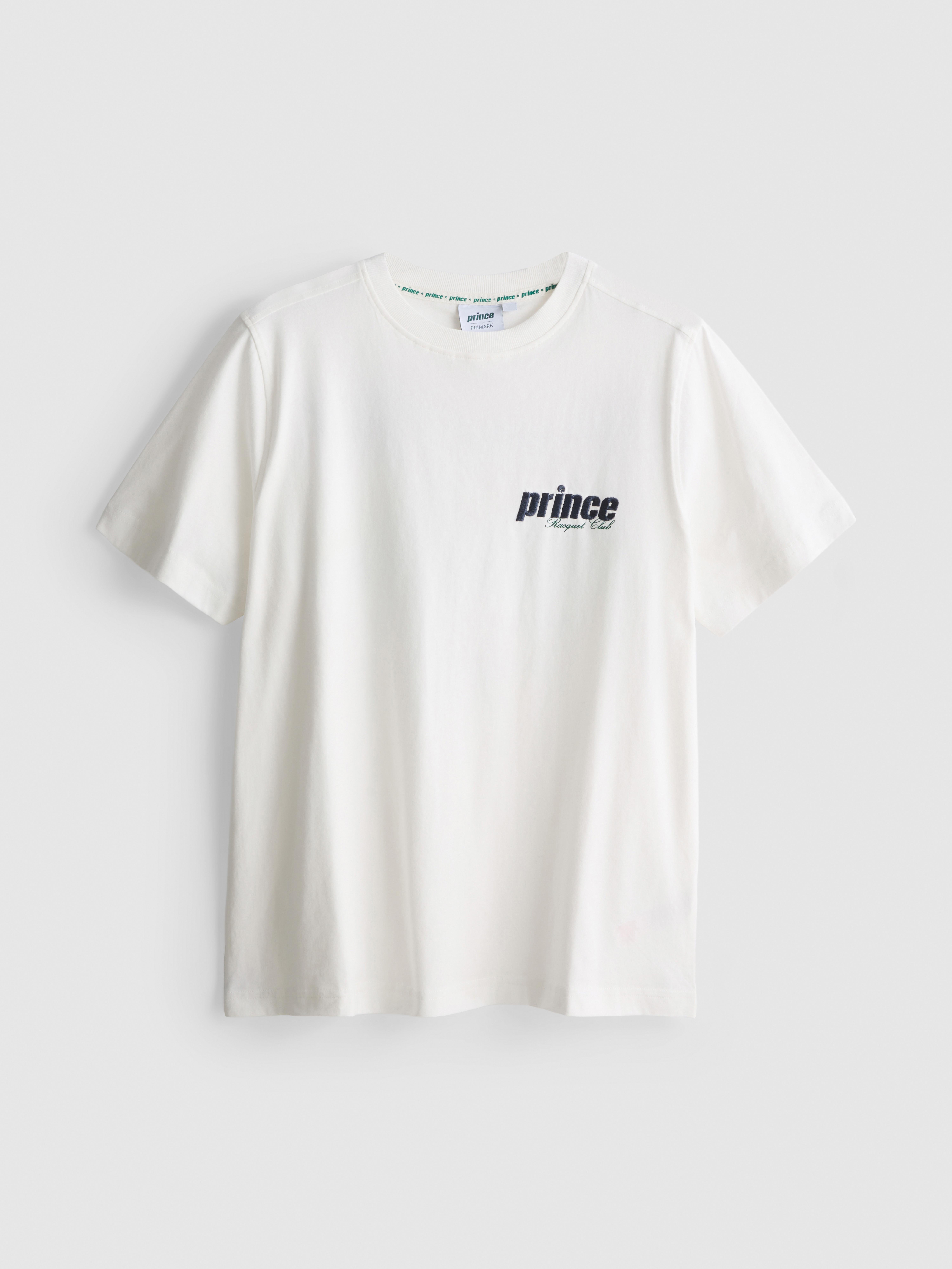 T-shirt ténis algodão gráfico Prince