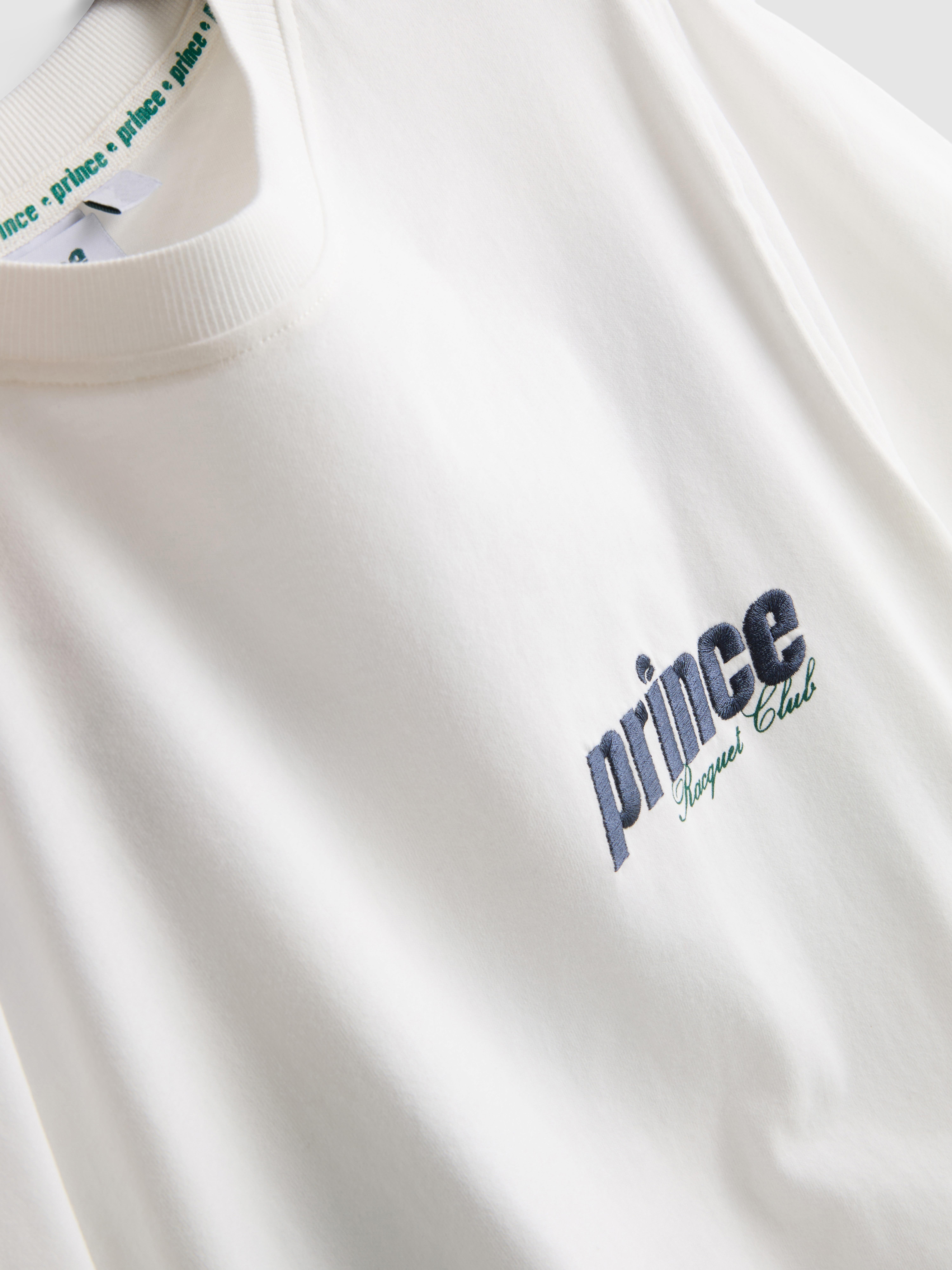 T-shirt ténis algodão gráfico Prince