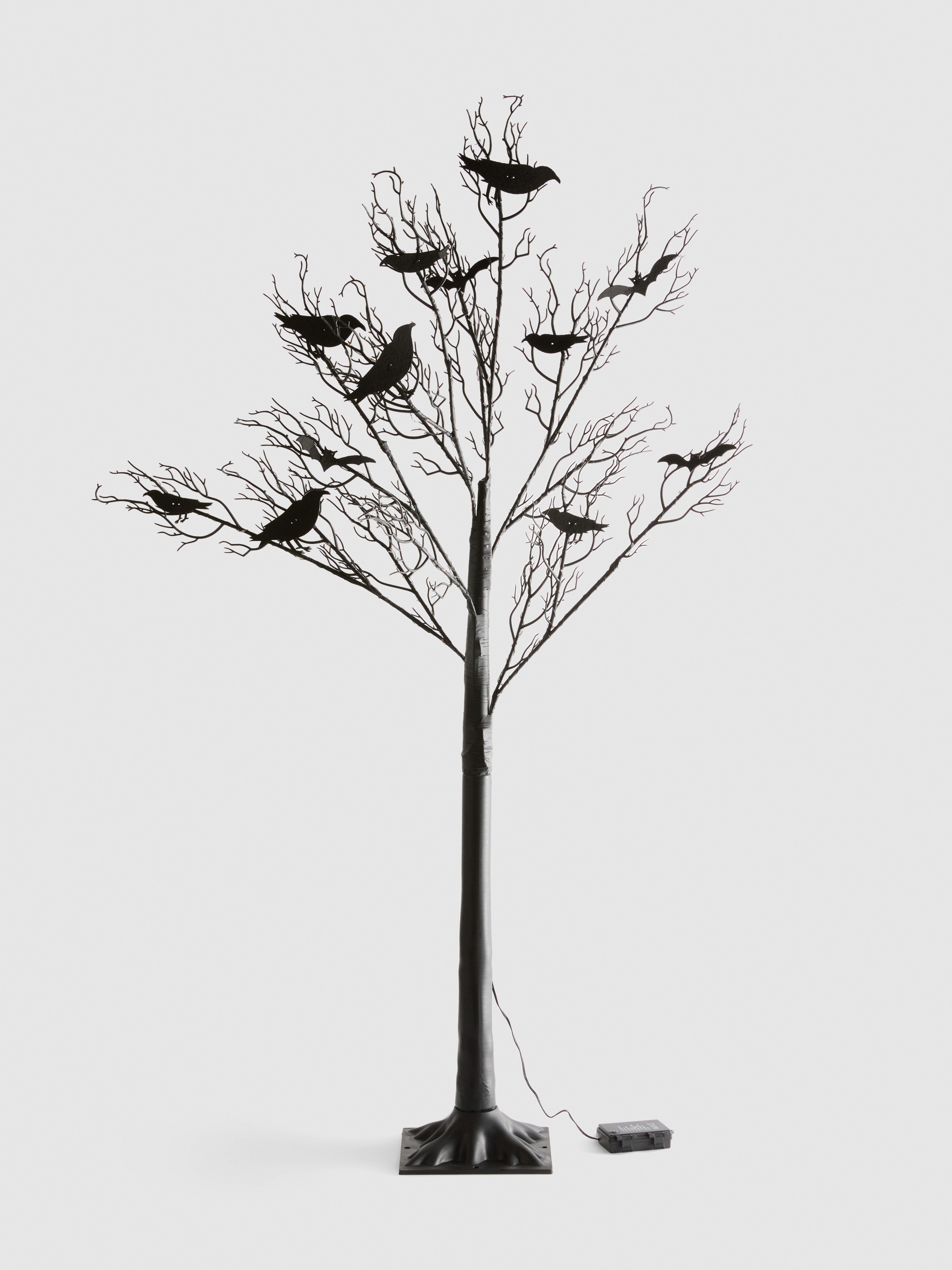 Halloween Crow LED Tree Decoration