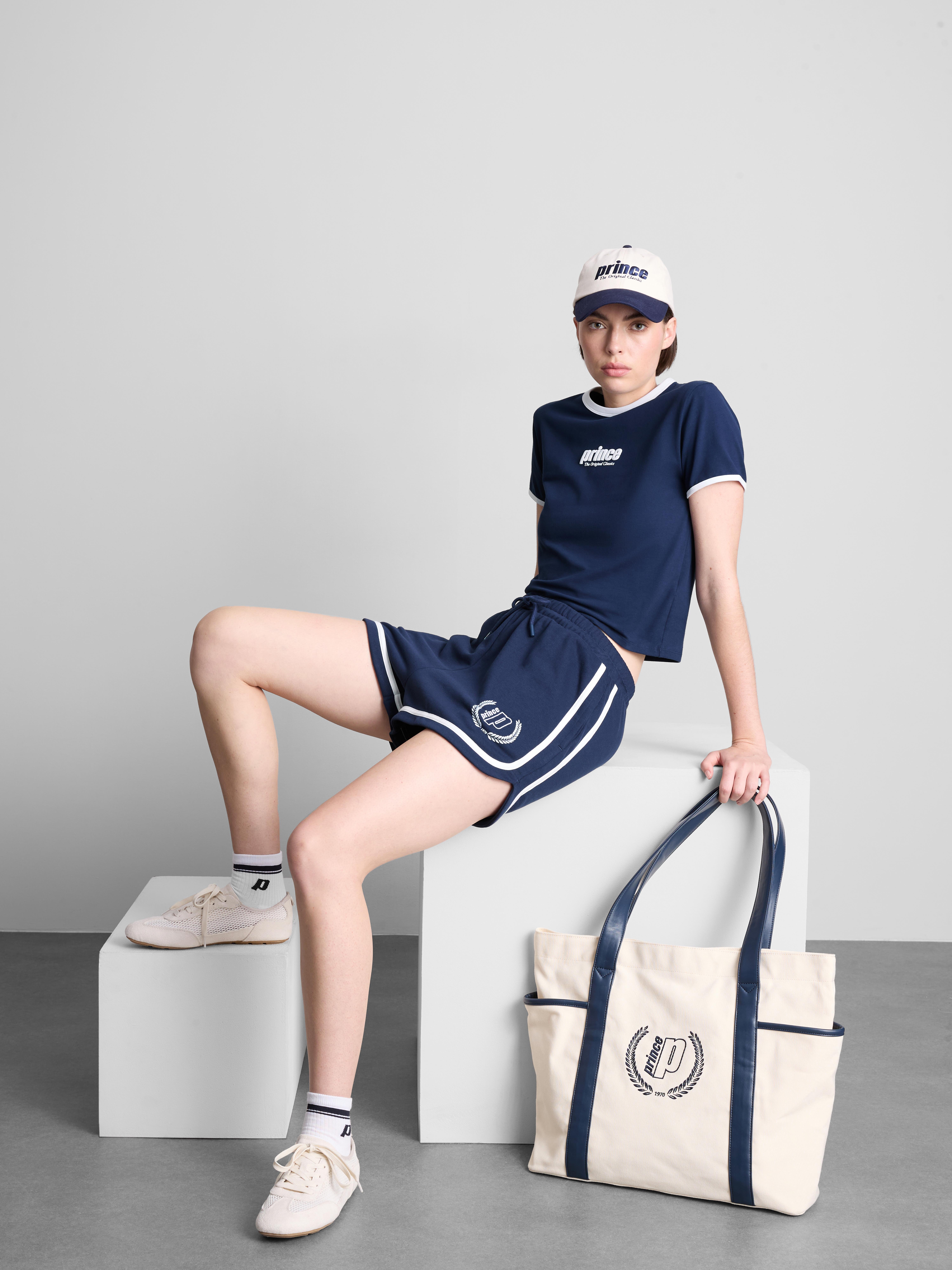 Prince Cotton Rich Contrast Trim Running Shorts