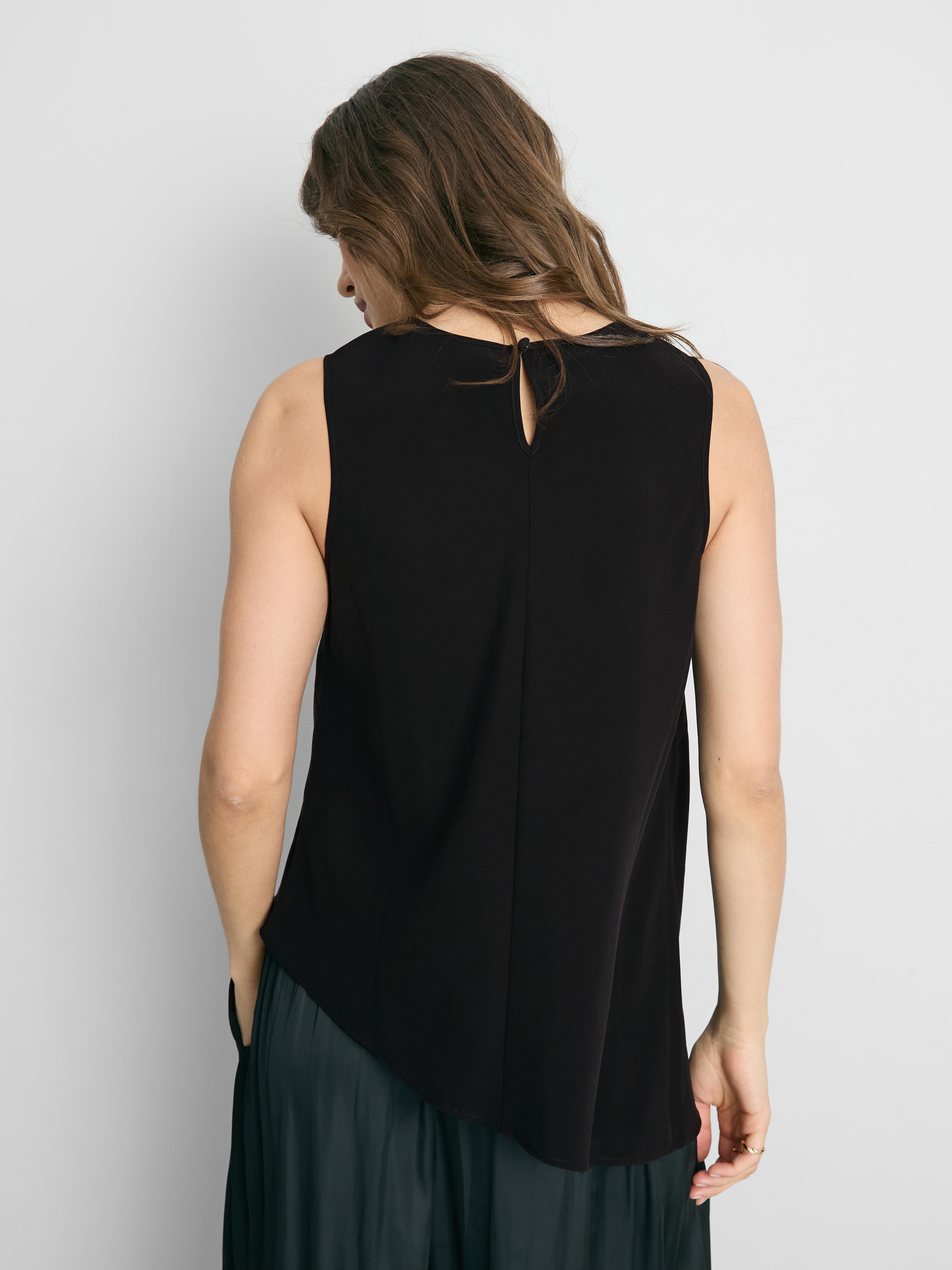 Asymmetric Hem Flowing Top