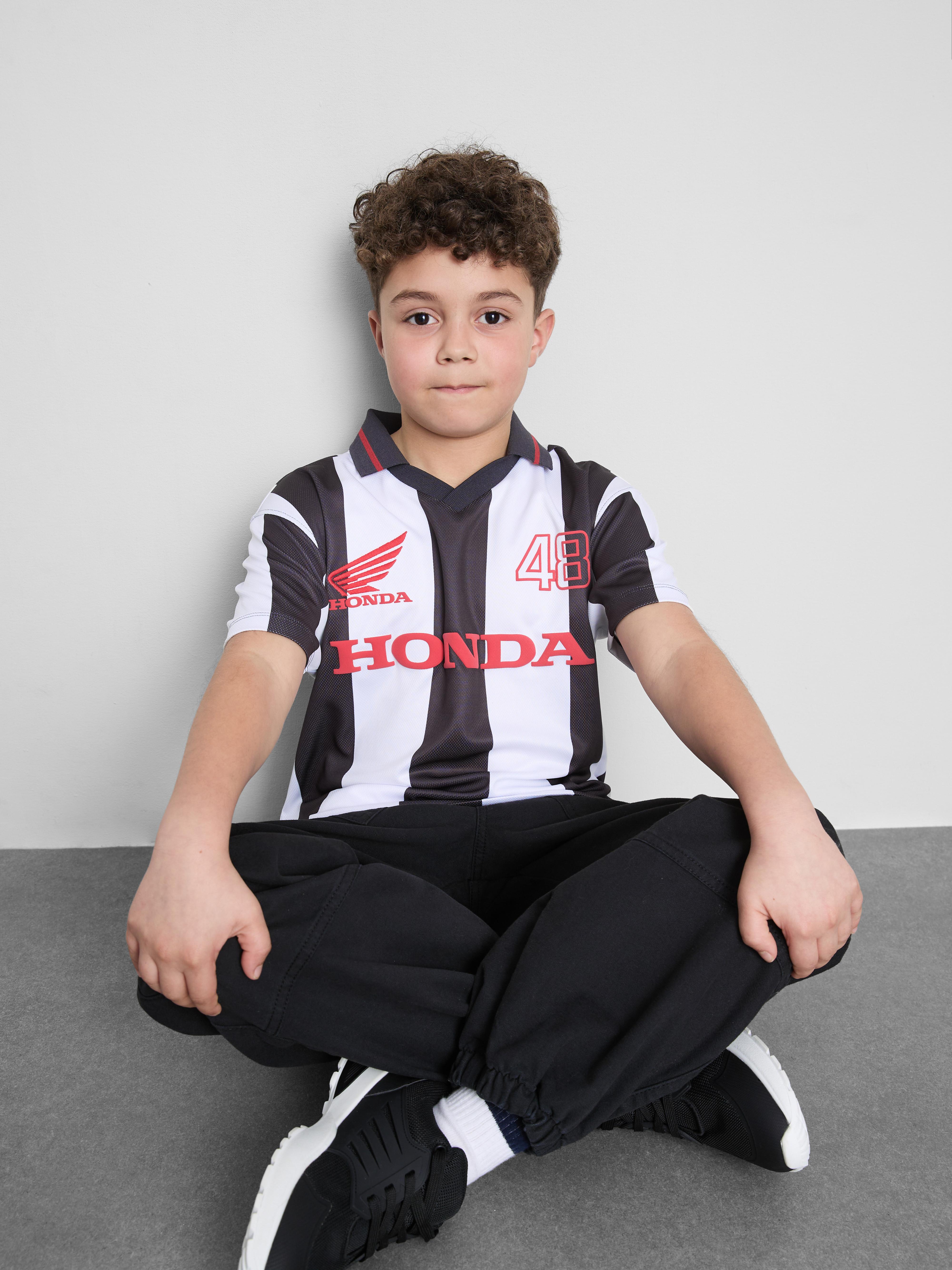 Boys Black 7-15yrs | Honda Graphic Jersey | Primark
