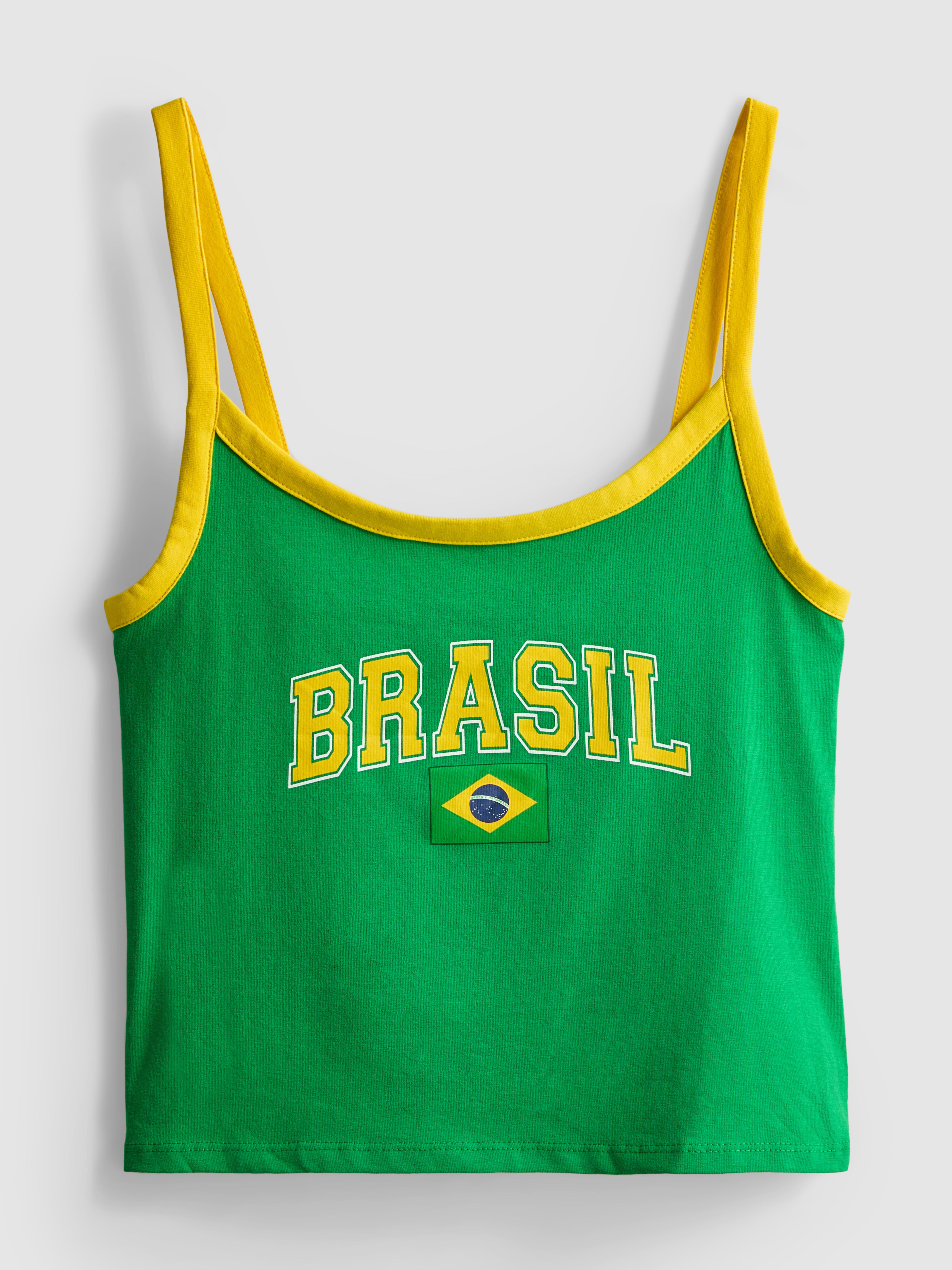The Primark Scene | Skrátené tielko Brazil
