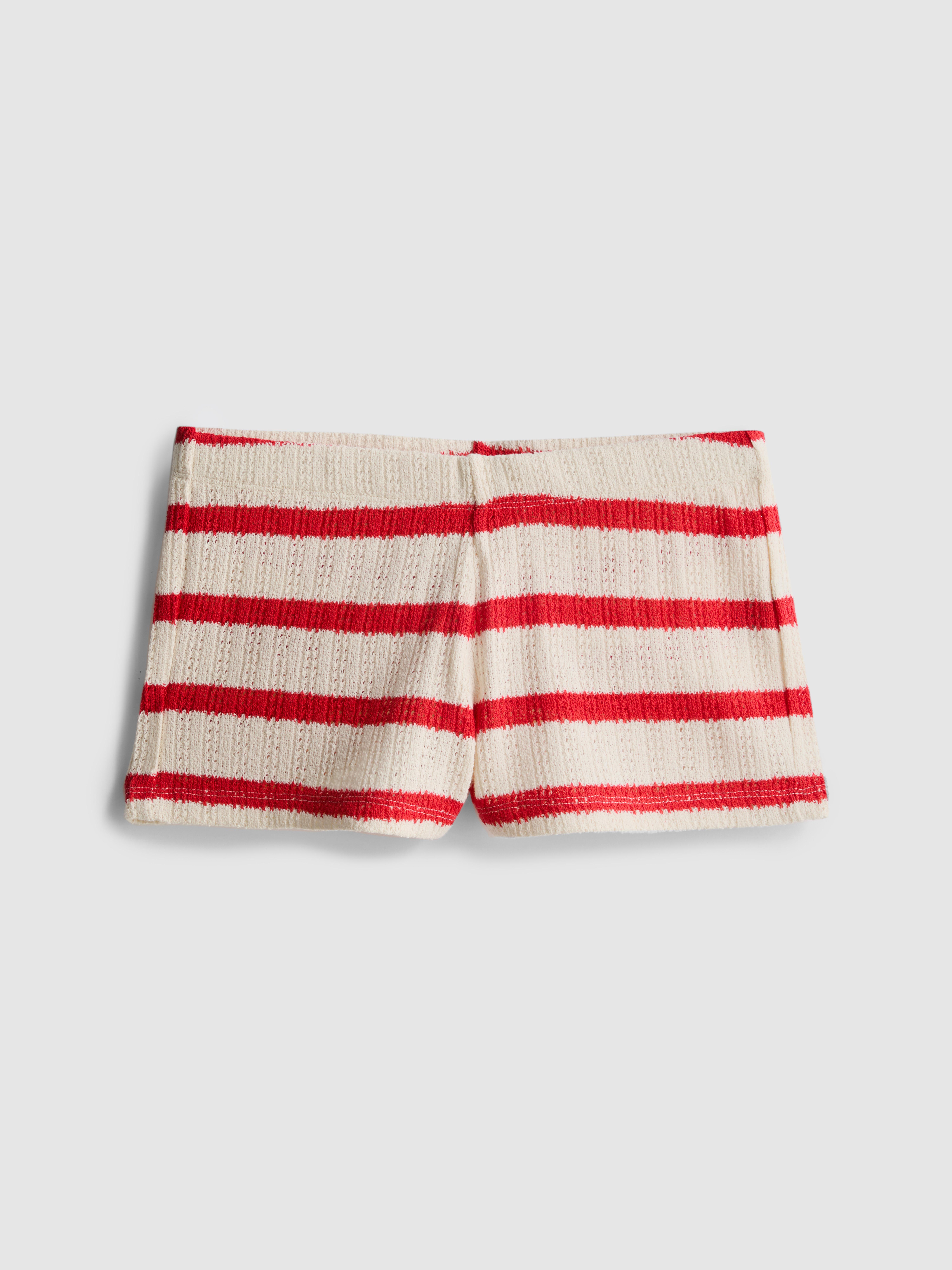 The Primark Scene | Striped Crochet Micro Shorts