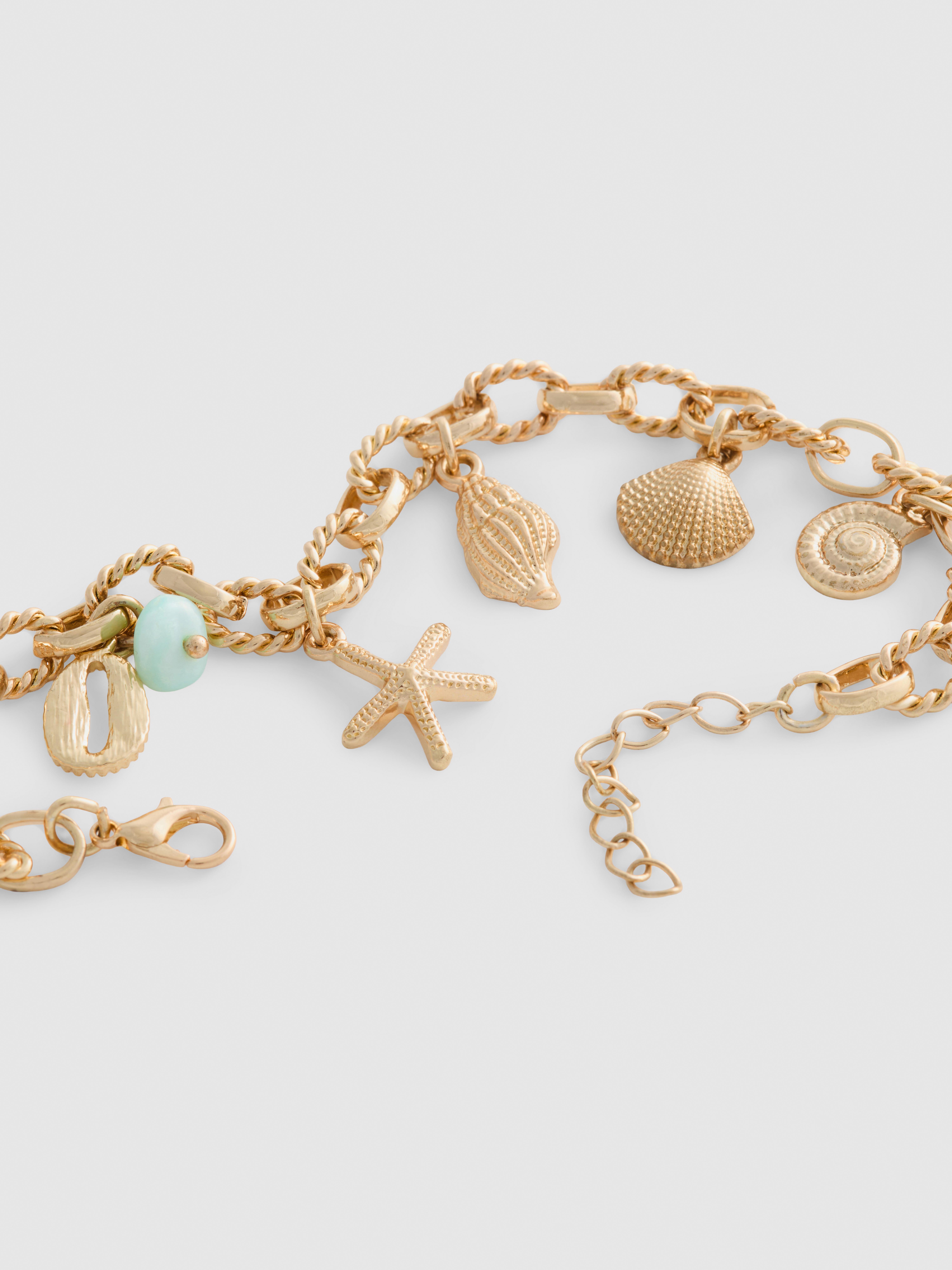 Shell Charm Bracelet