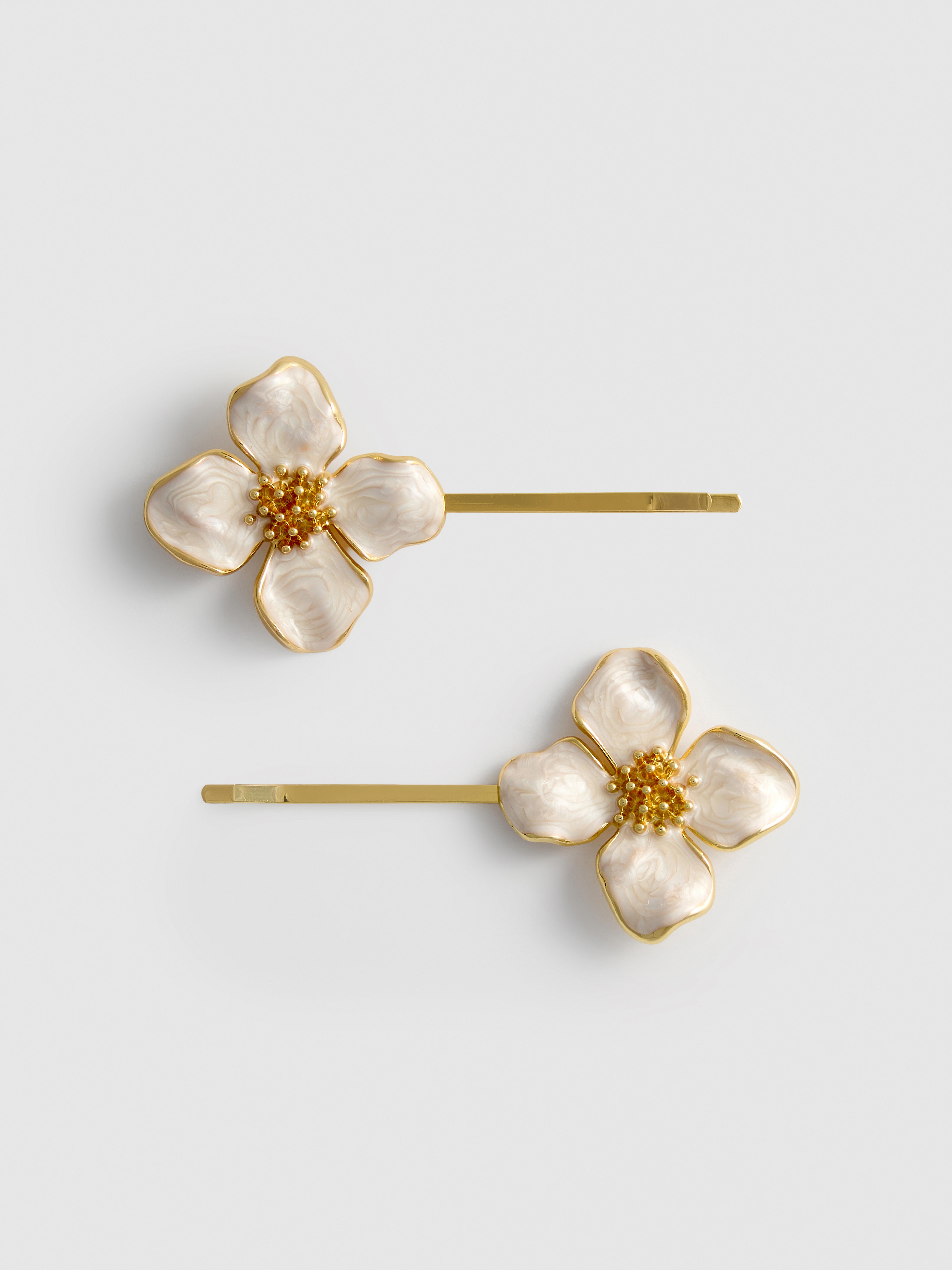 Pack de 2 horquillas con flores